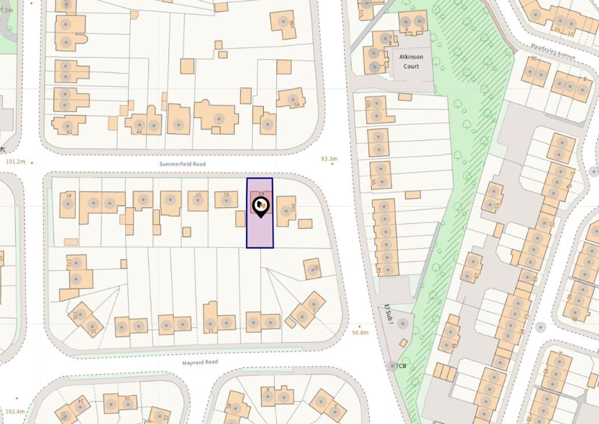63, Summerfield Road, Chesterfield floorplan