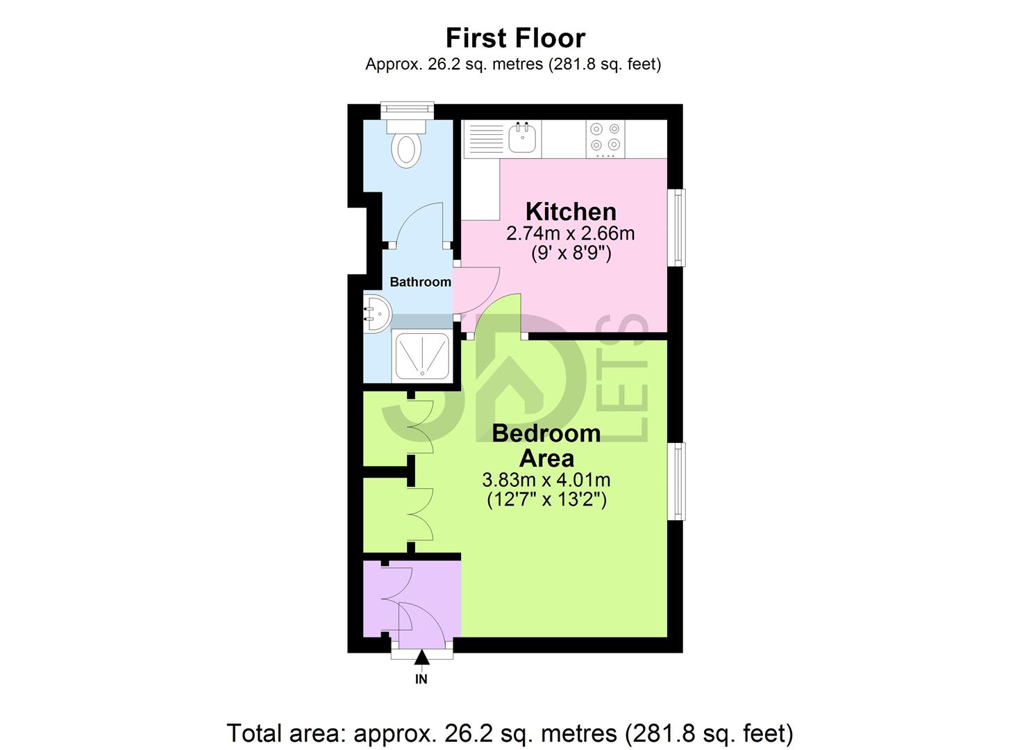 Flat 4, 222, Station Road, Nottingham floorplan