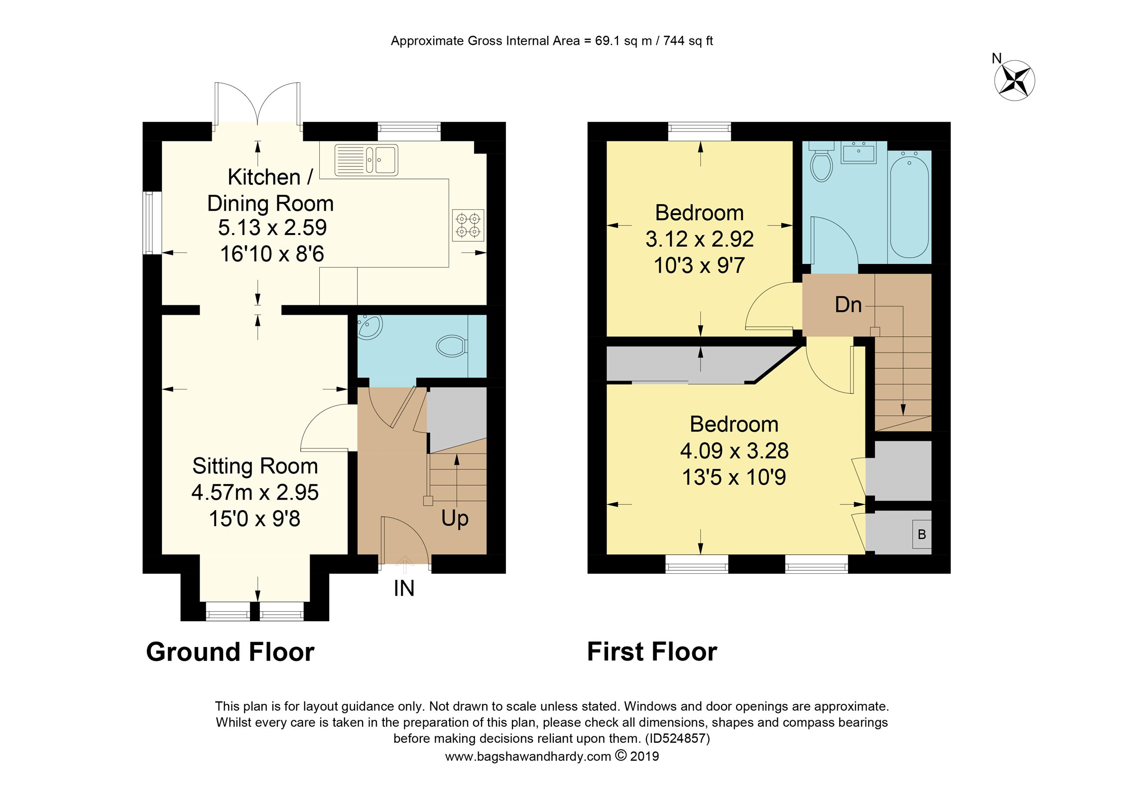 2 Bedrooms Semi-detached house for sale in Thomas Waters Way, Horley, Surrey RH6