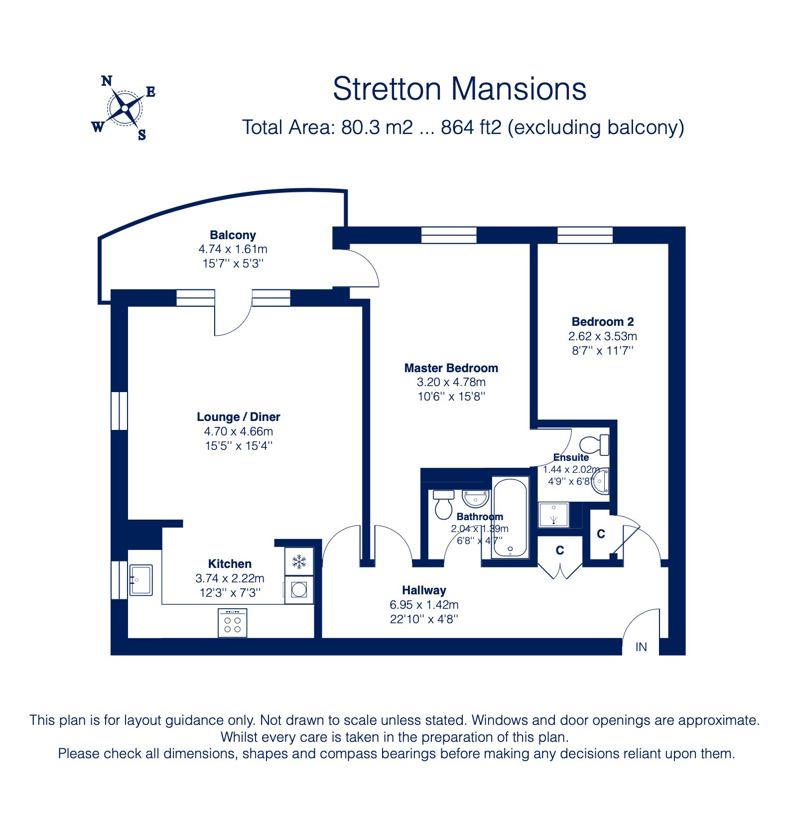 Glaisher Street, London floorplan