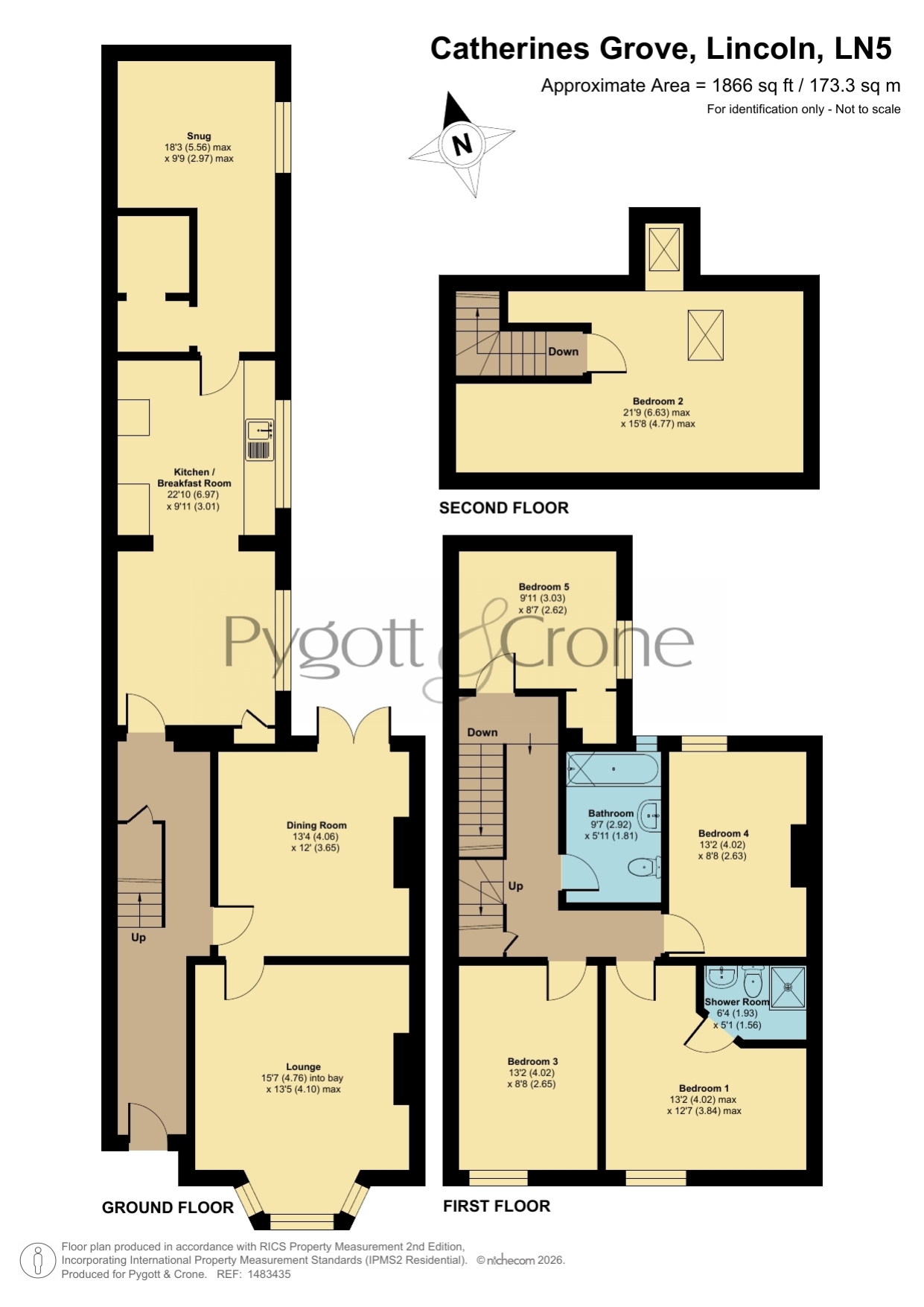 6, St. Catherines Grove, Lincoln floorplan