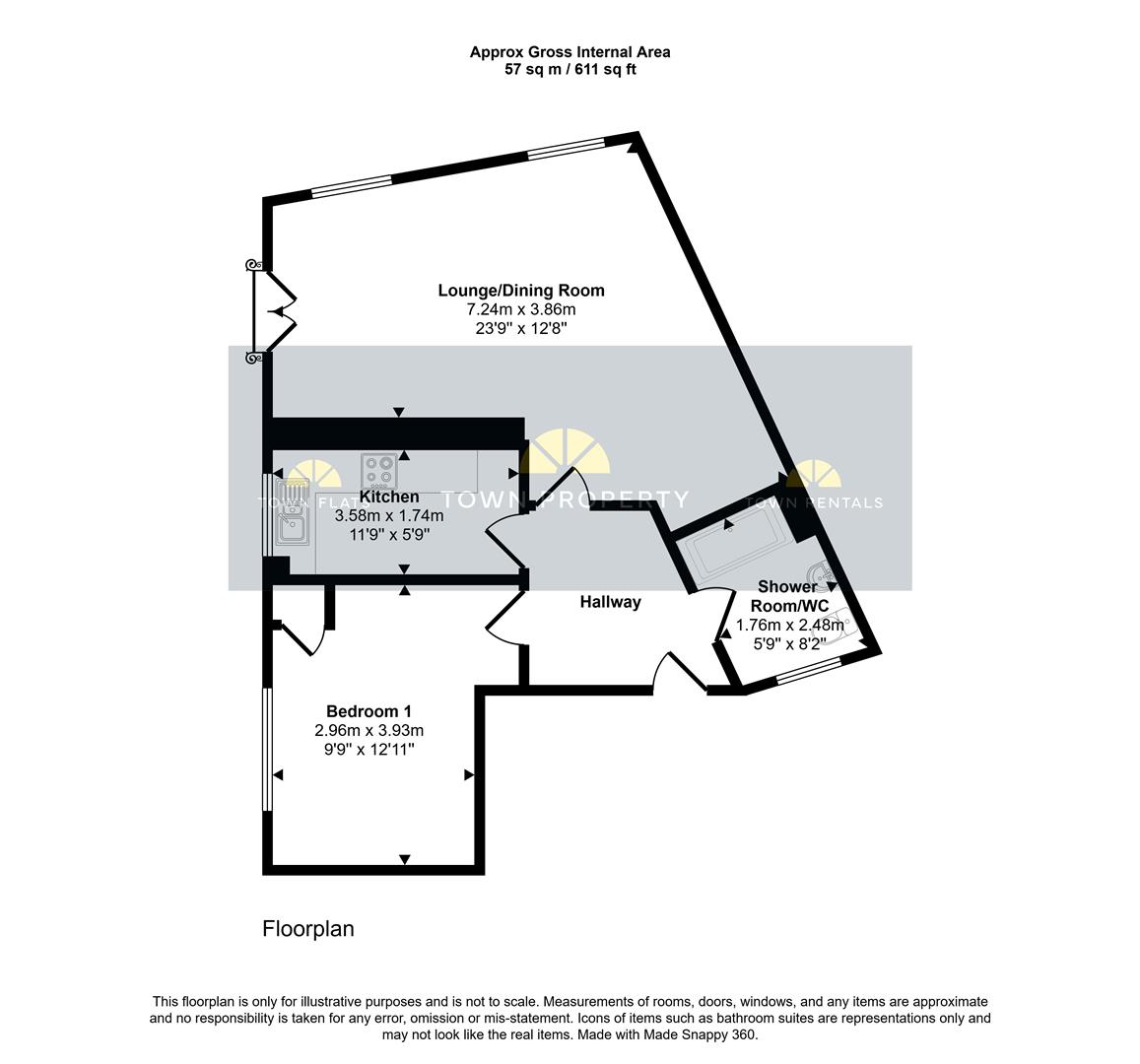83B, Long Beach View, Eastbourne floorplan