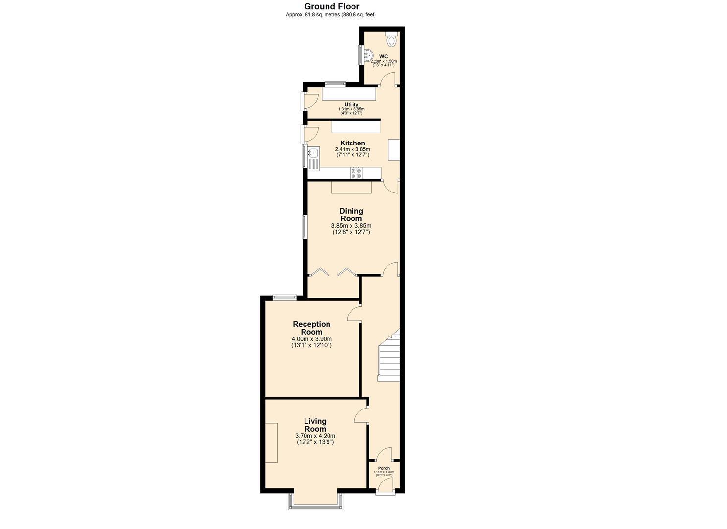 65, Blackpool Street, Burton-On-Trent floorplan