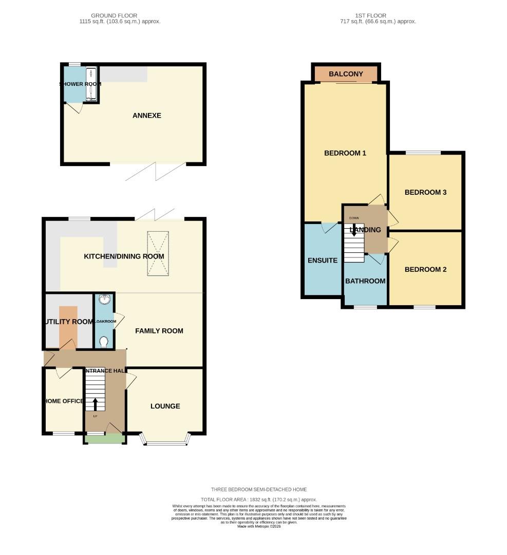 89, Forest Road, Northwich floorplan