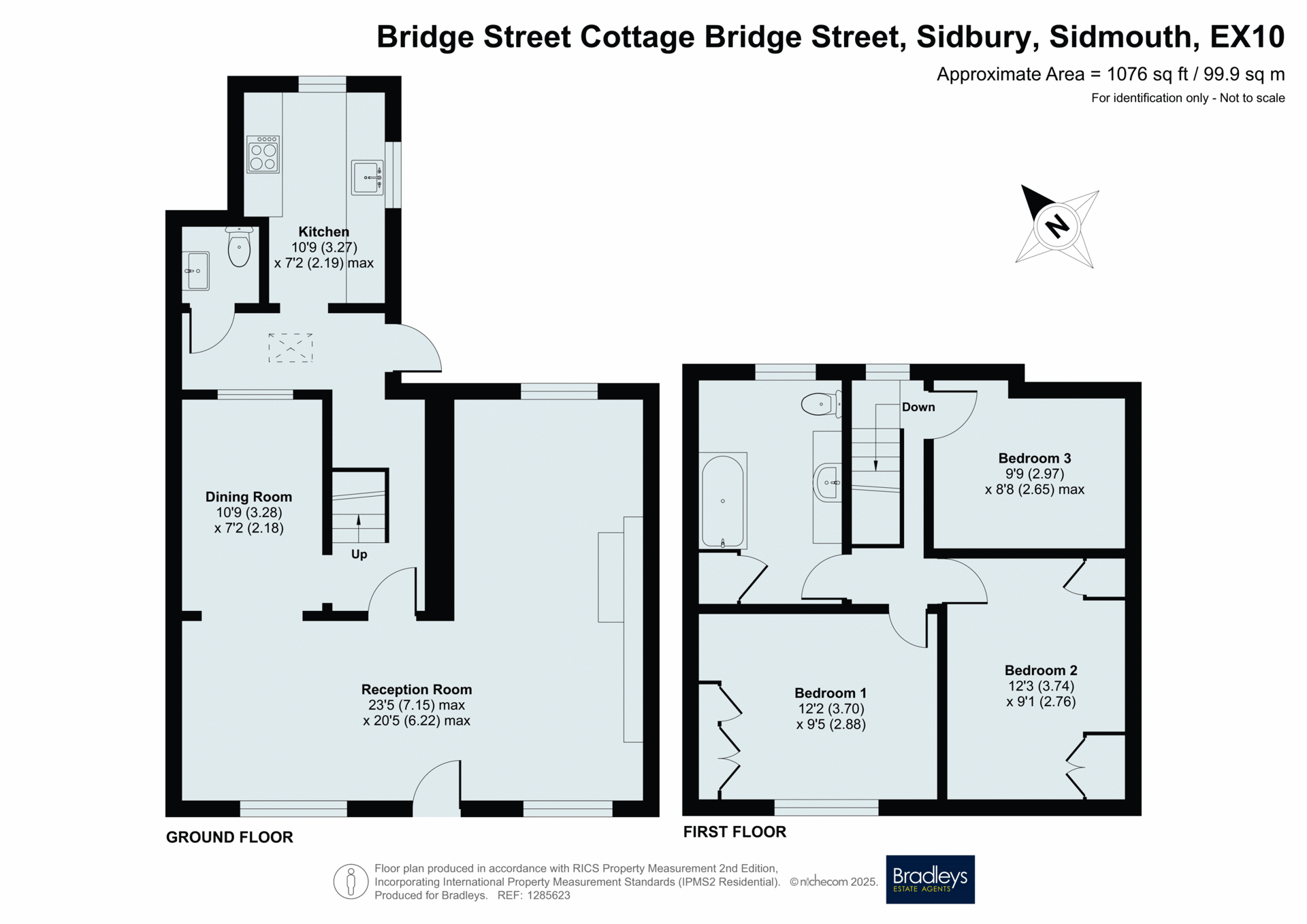 Bridge Street Cottage,, Bridge Street, Sidmouth floorplan