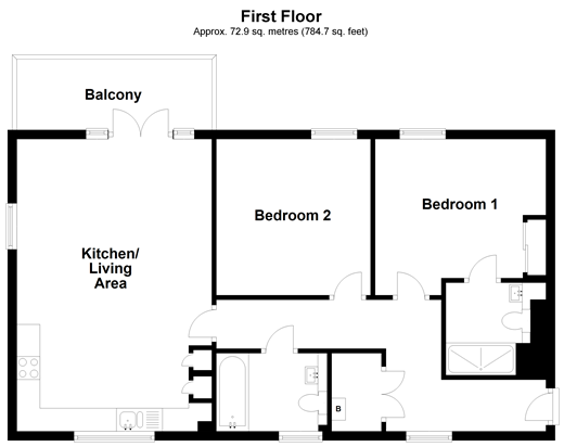 2 Bedrooms Flat for sale in Avocet Way, Finberry, Ashford, Kent TN25