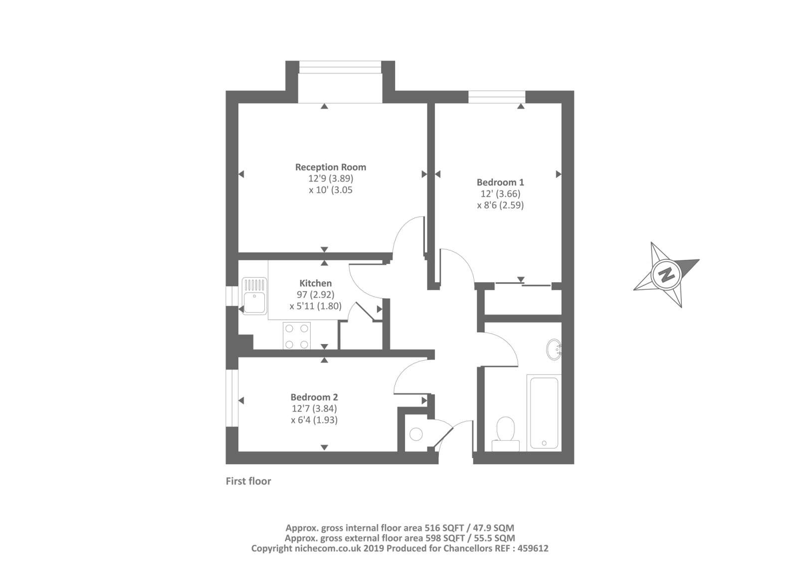 2 Bedrooms Flat for sale in High Wycombe, Buckinghamshire HP13