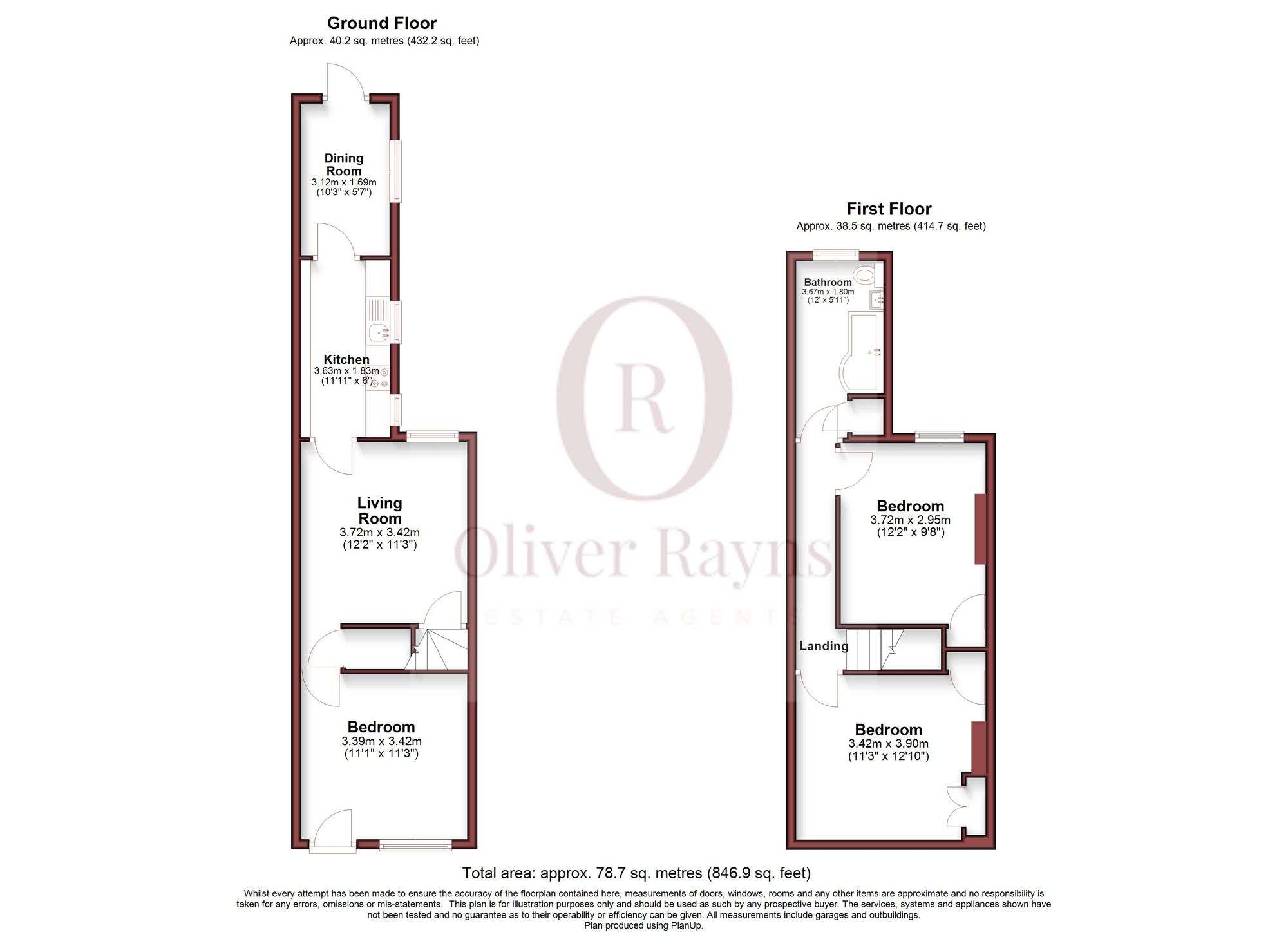 65 Hartopp Road, Leicester floorplan