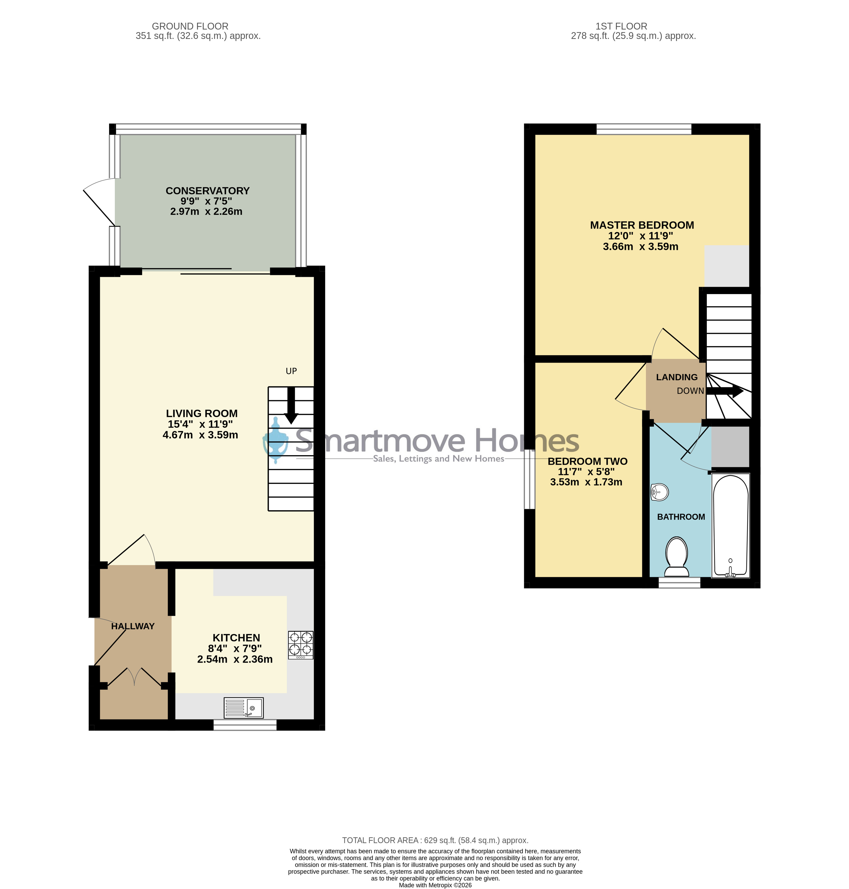 24, Belvoir Way, Alfreton floorplan