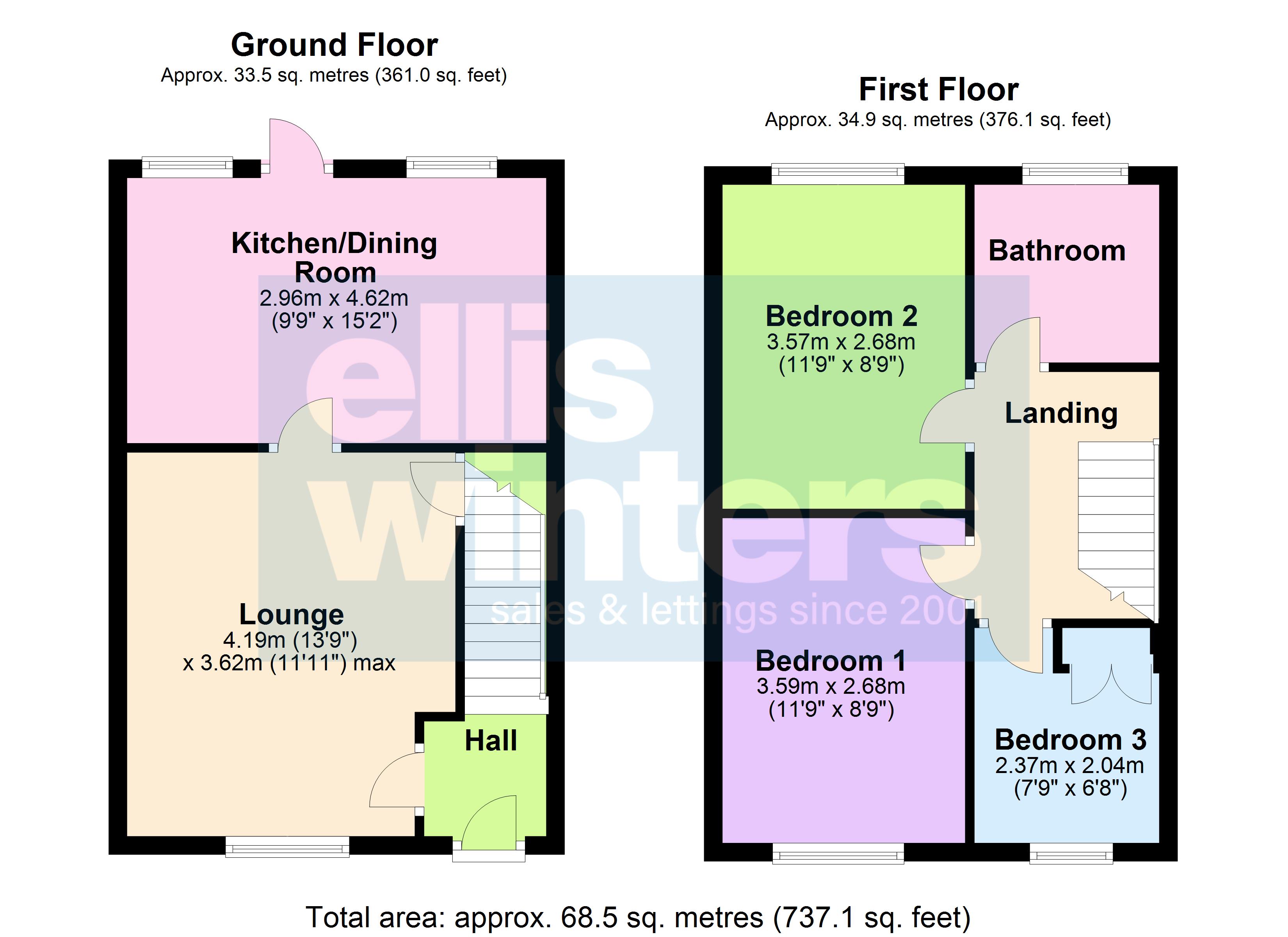 2, Anglers Close, March floorplan