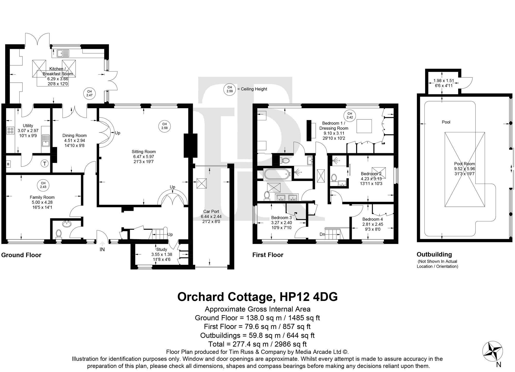 Orchard Cottage Heathfield Road, High Wycombe floorplan