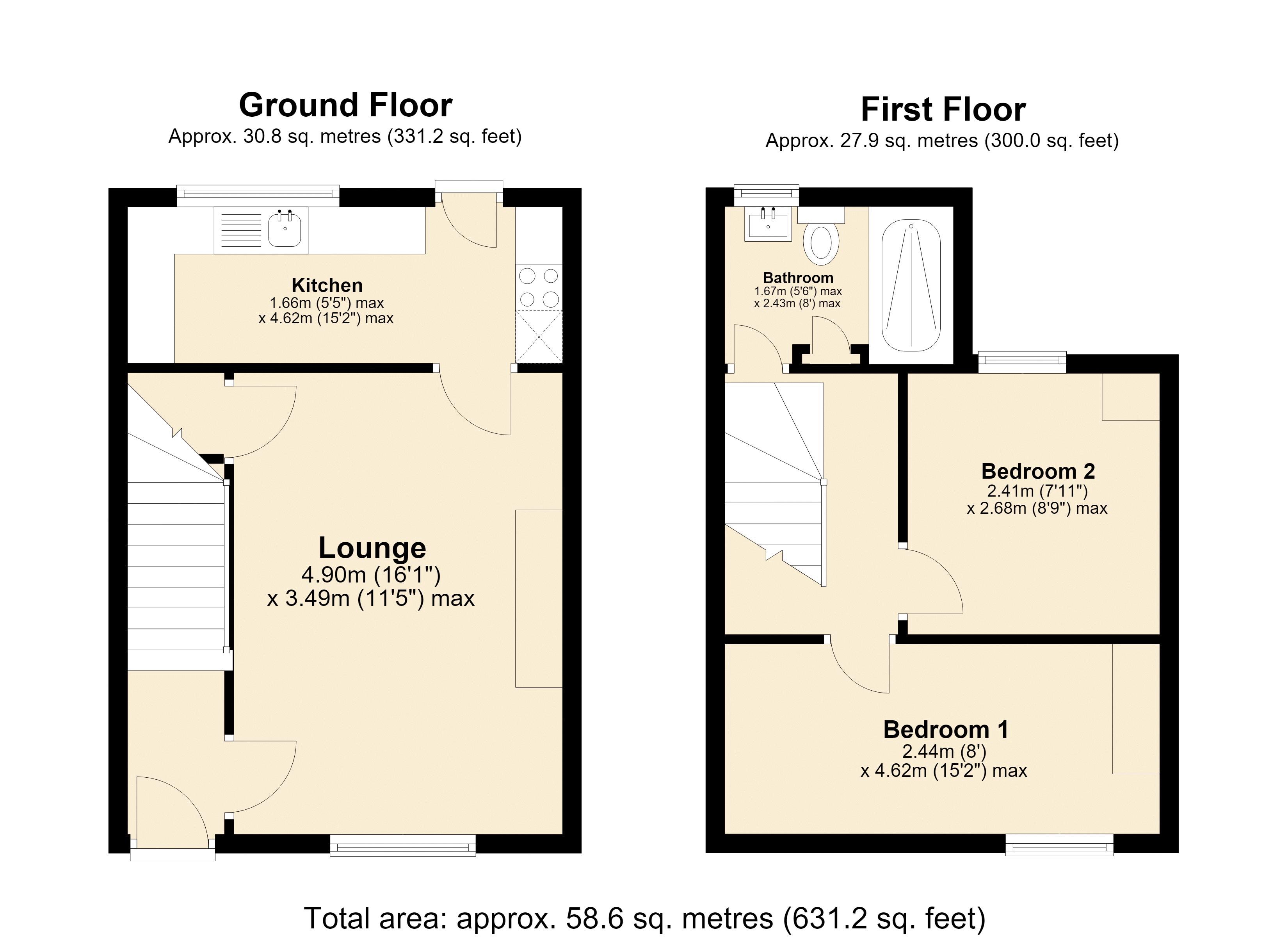 5, Cowen Street, Blaydon-On-Tyne floorplan