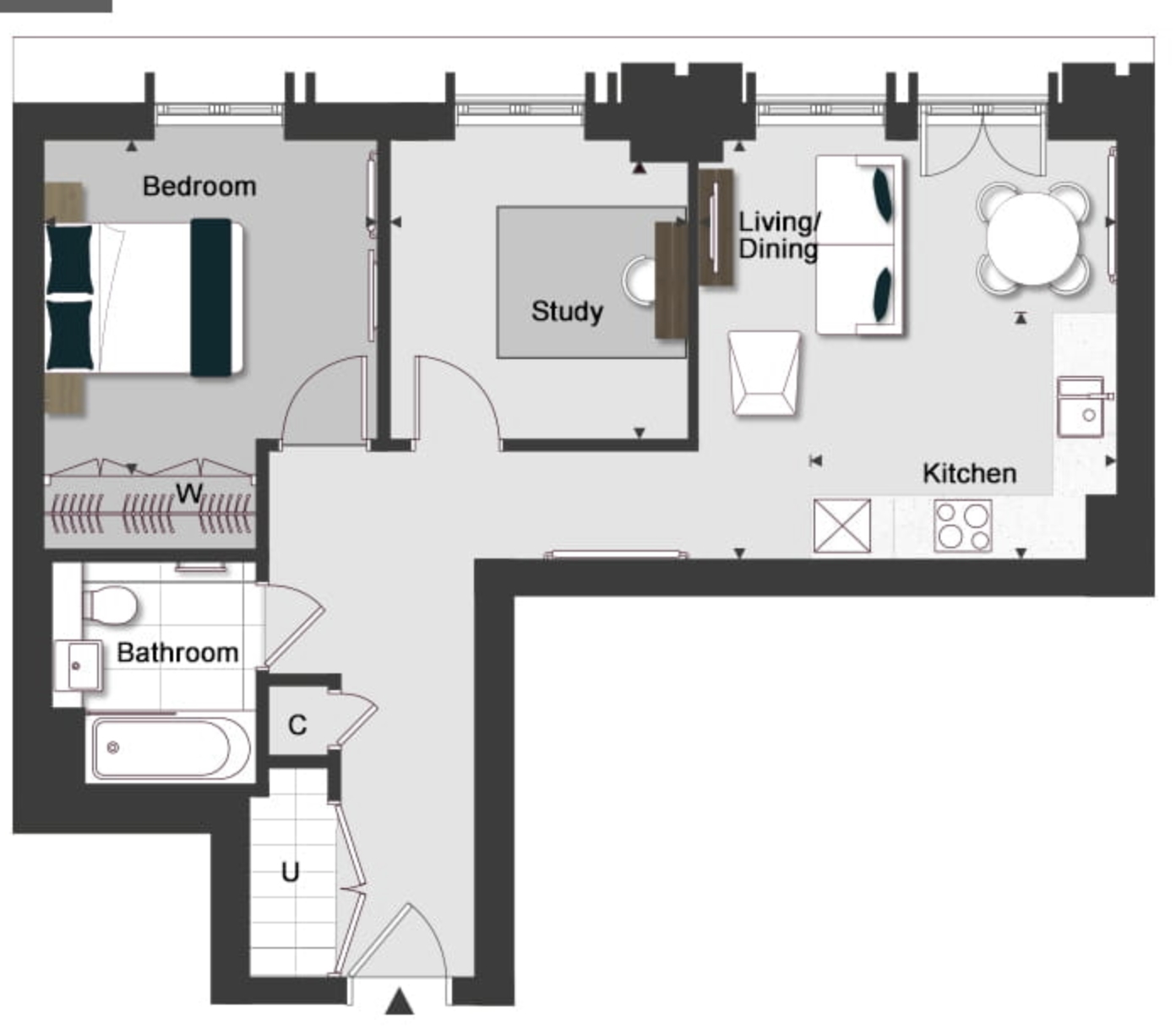 16.07 Twelve Trees Park, Manor Road, London floorplan