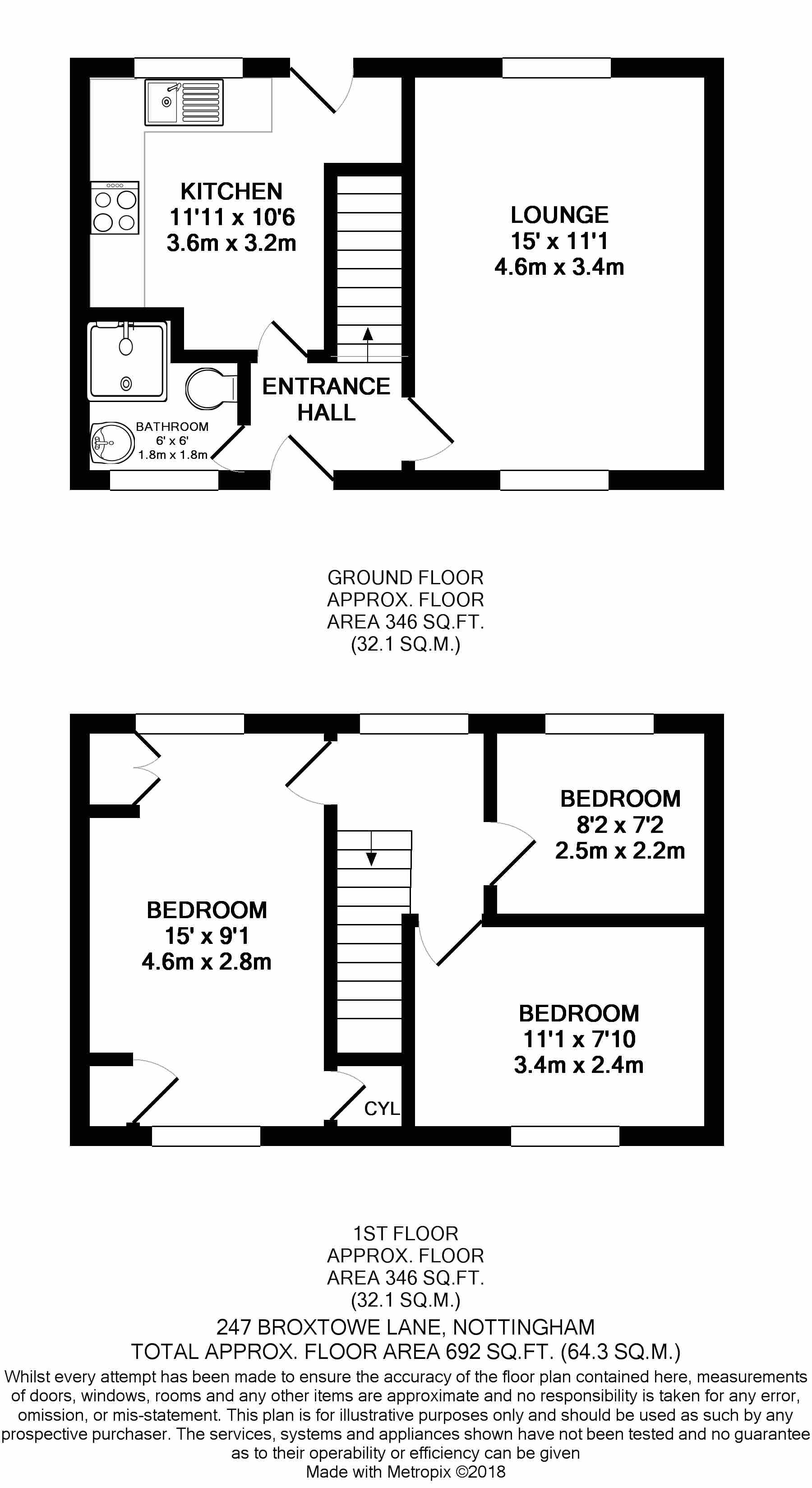 3 Bedrooms Terraced house for sale in Broxtowe Lane, Nottingham NG8