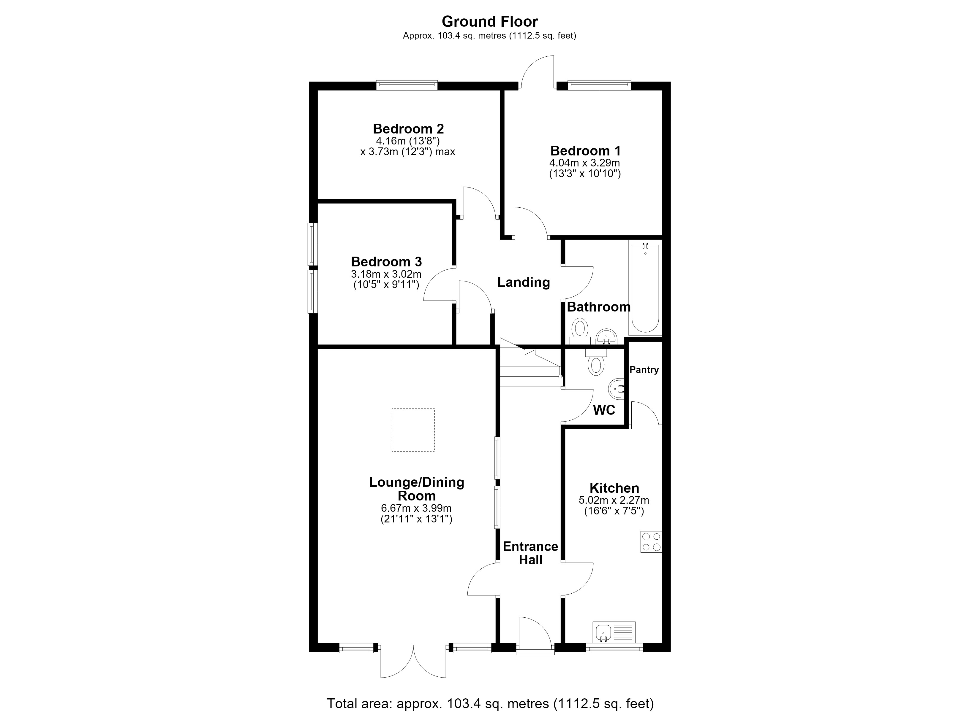 42, Furness Close, Suffolk floorplan