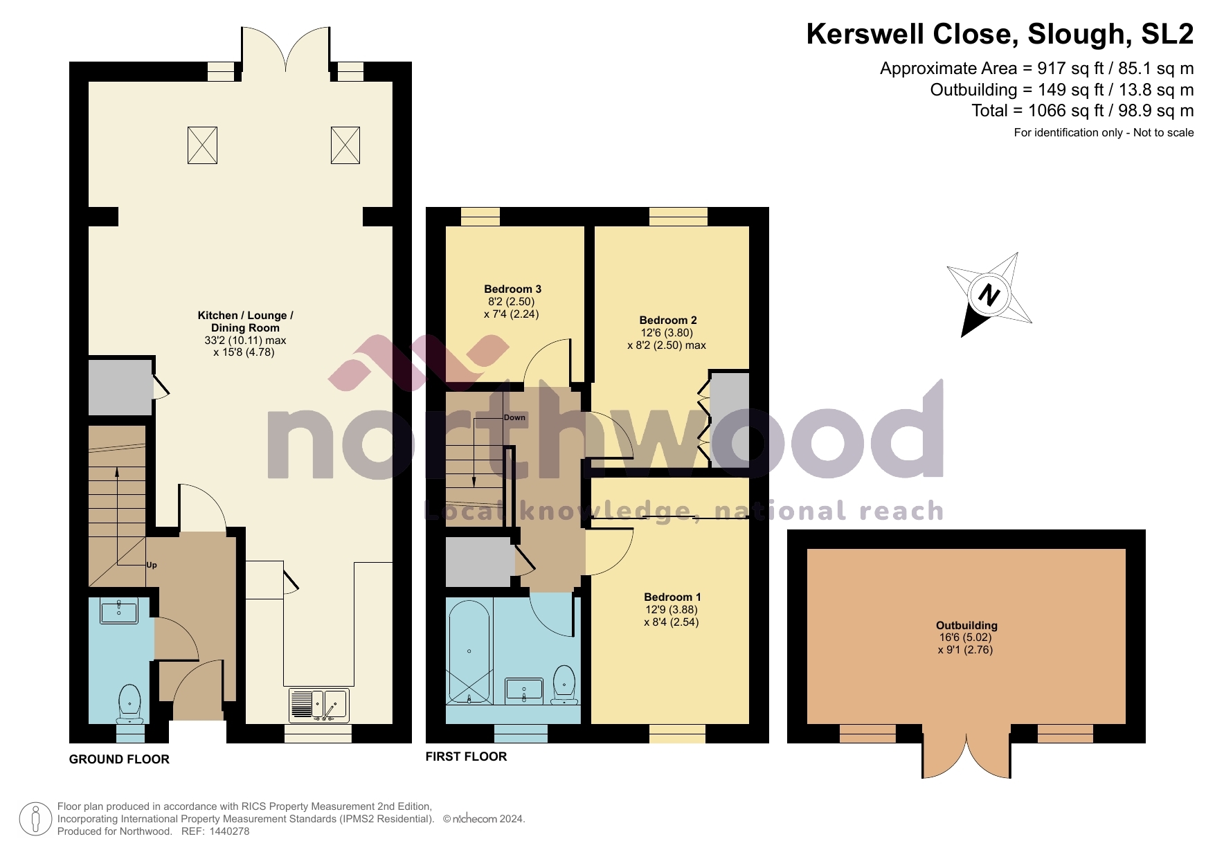 8, Kerswell Close, Slough floorplan