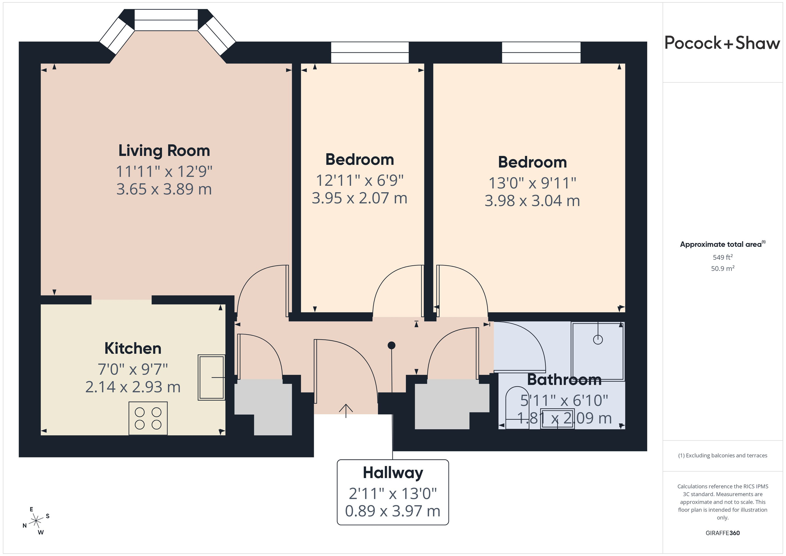 12 Burling Court, Cambridge floorplan