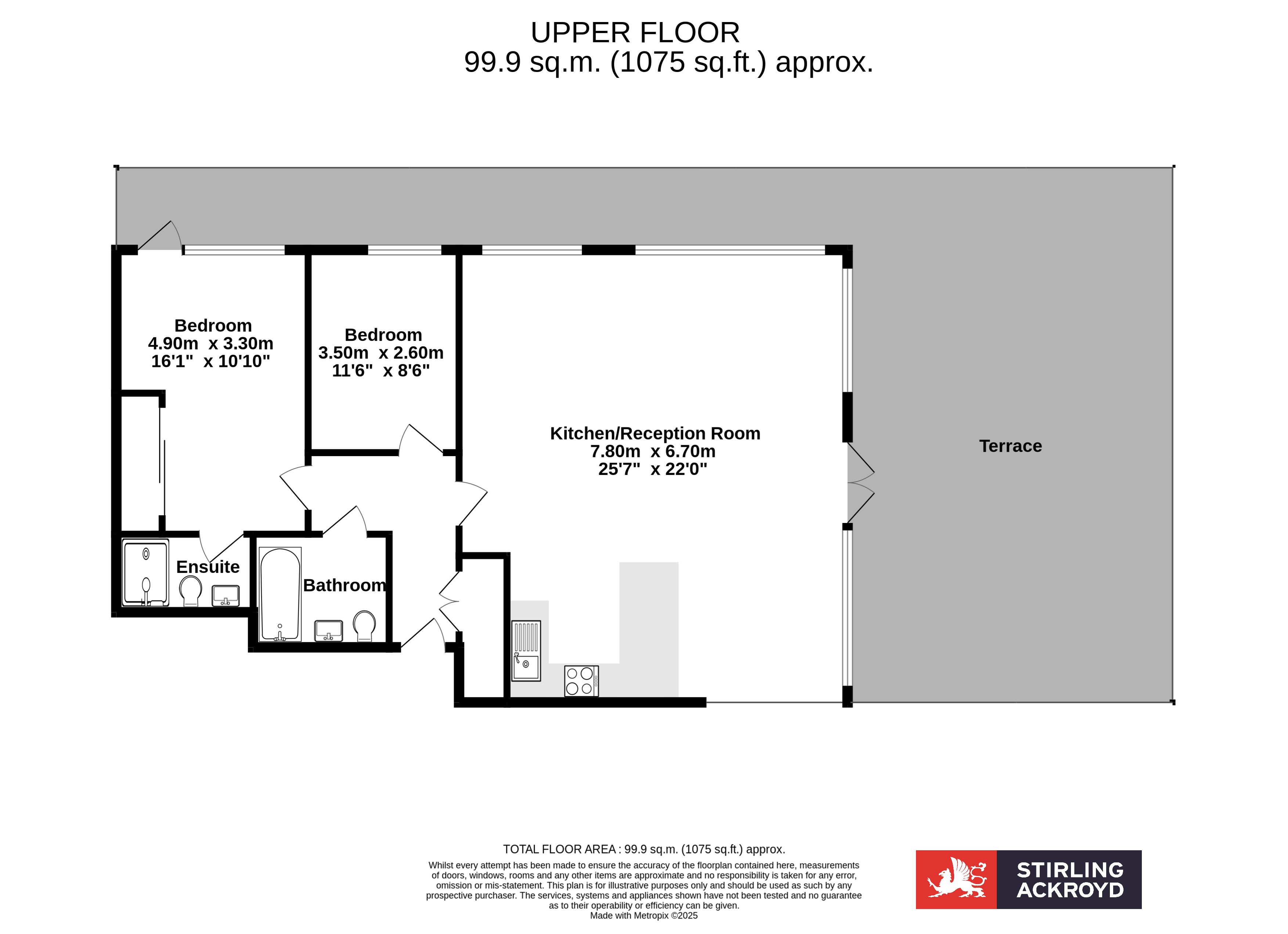 Flat 704, 22, Amelia Street, London floorplan