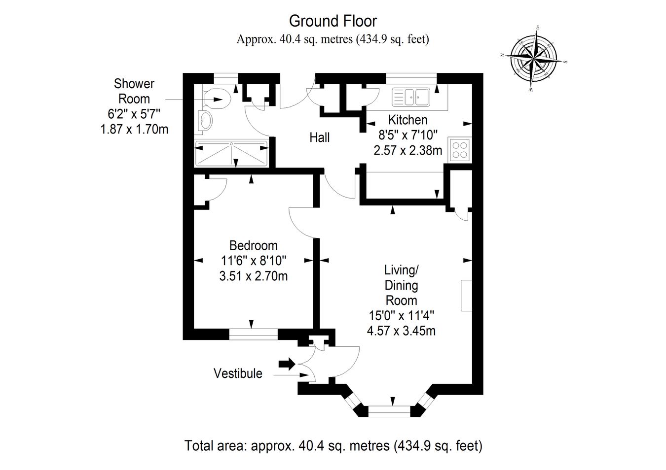 13, Baker Lane, St Andrews floorplan