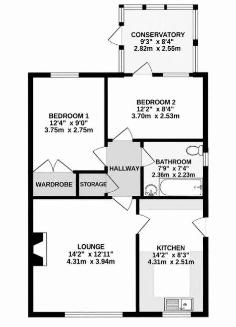 16, The Slack, Scunthorpe floorplan