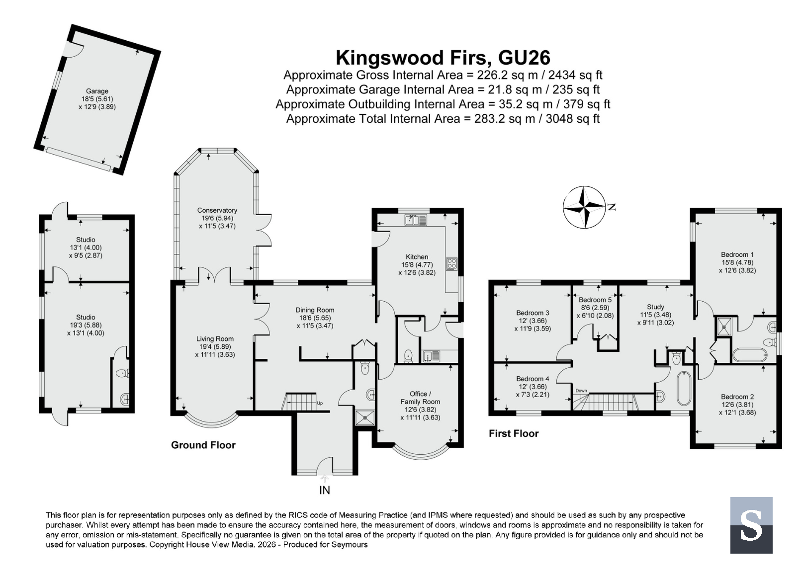 Pine Copse, 38, Kingswood Firs, Hindhead floorplan