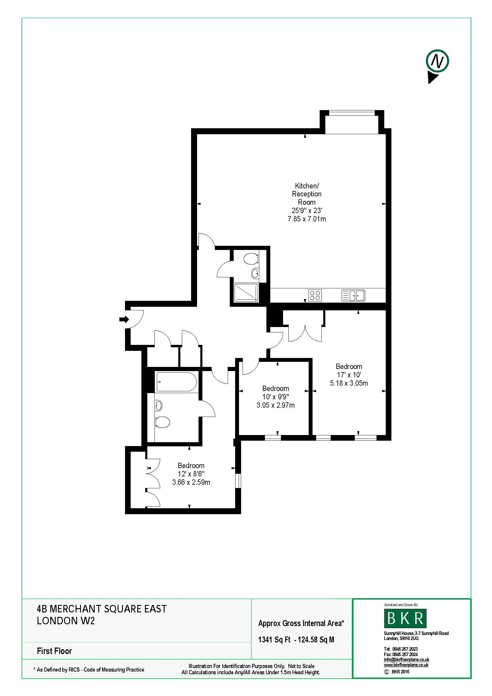 3 Bedrooms Flat to rent in Merchant Square East, London W2