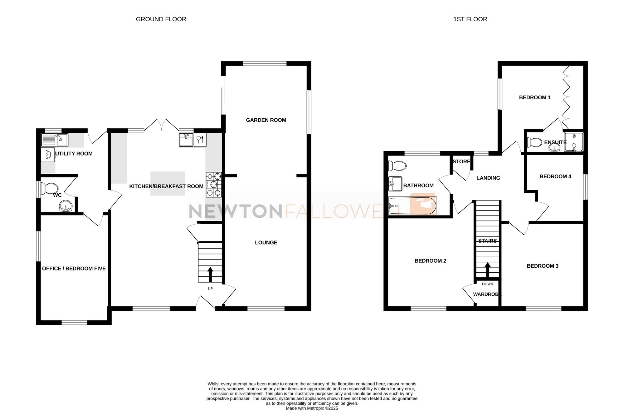 6 Meadows Close, Newark floorplan