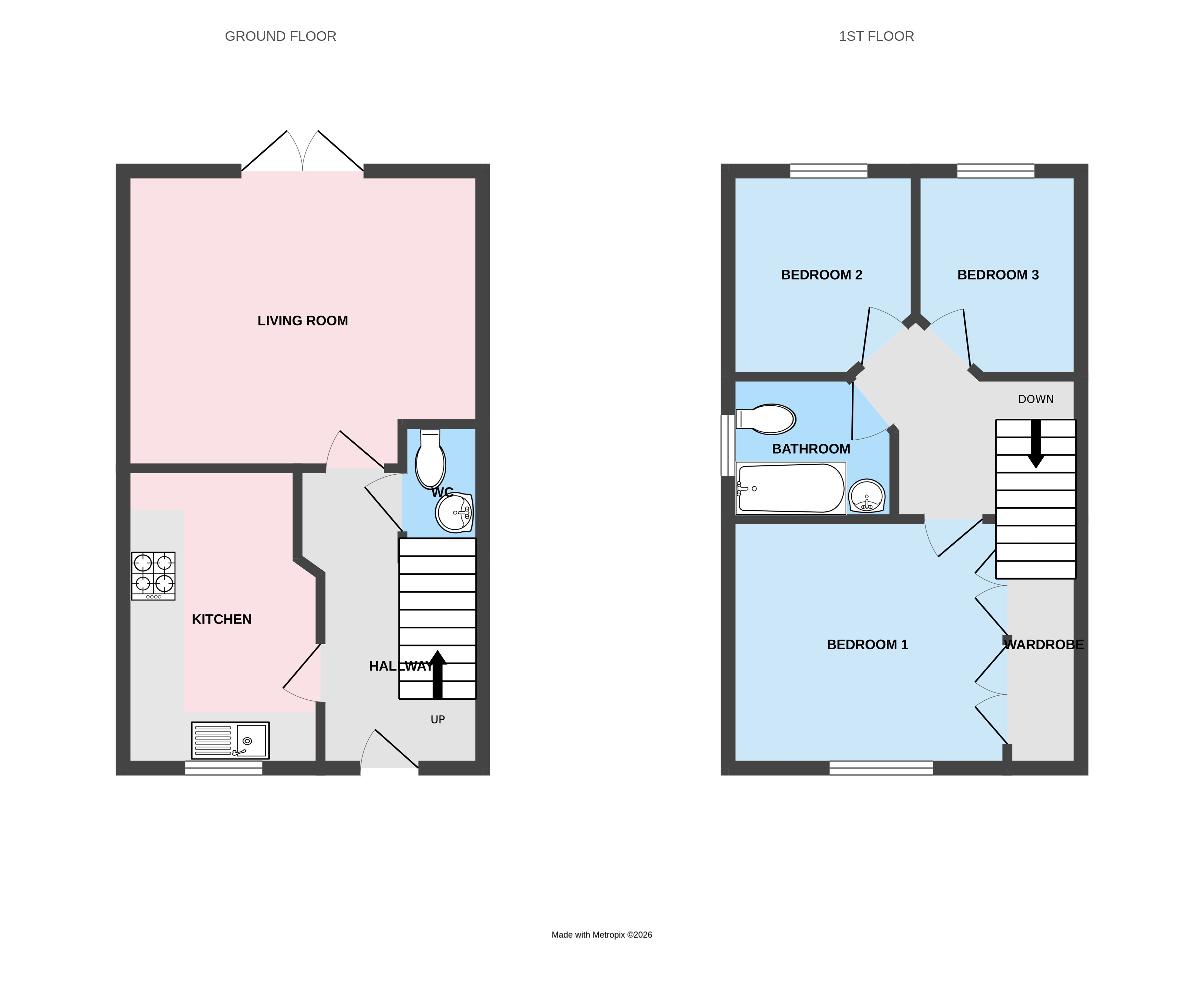 42, Weavers Court, Telford floorplan