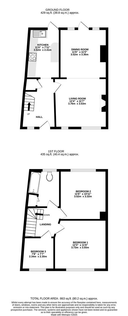 18, Long Lane, Hillingdon floorplan