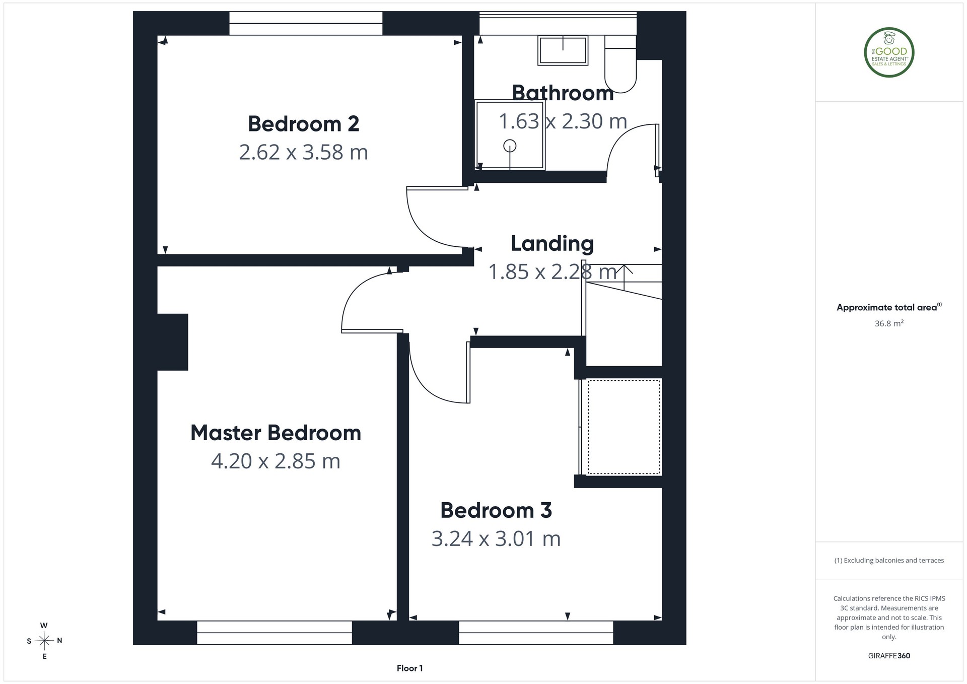 24, Eversley Crescent, Sunderland floorplan