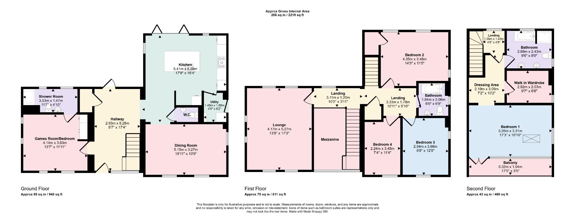 32, Parkside, Northampton floorplan