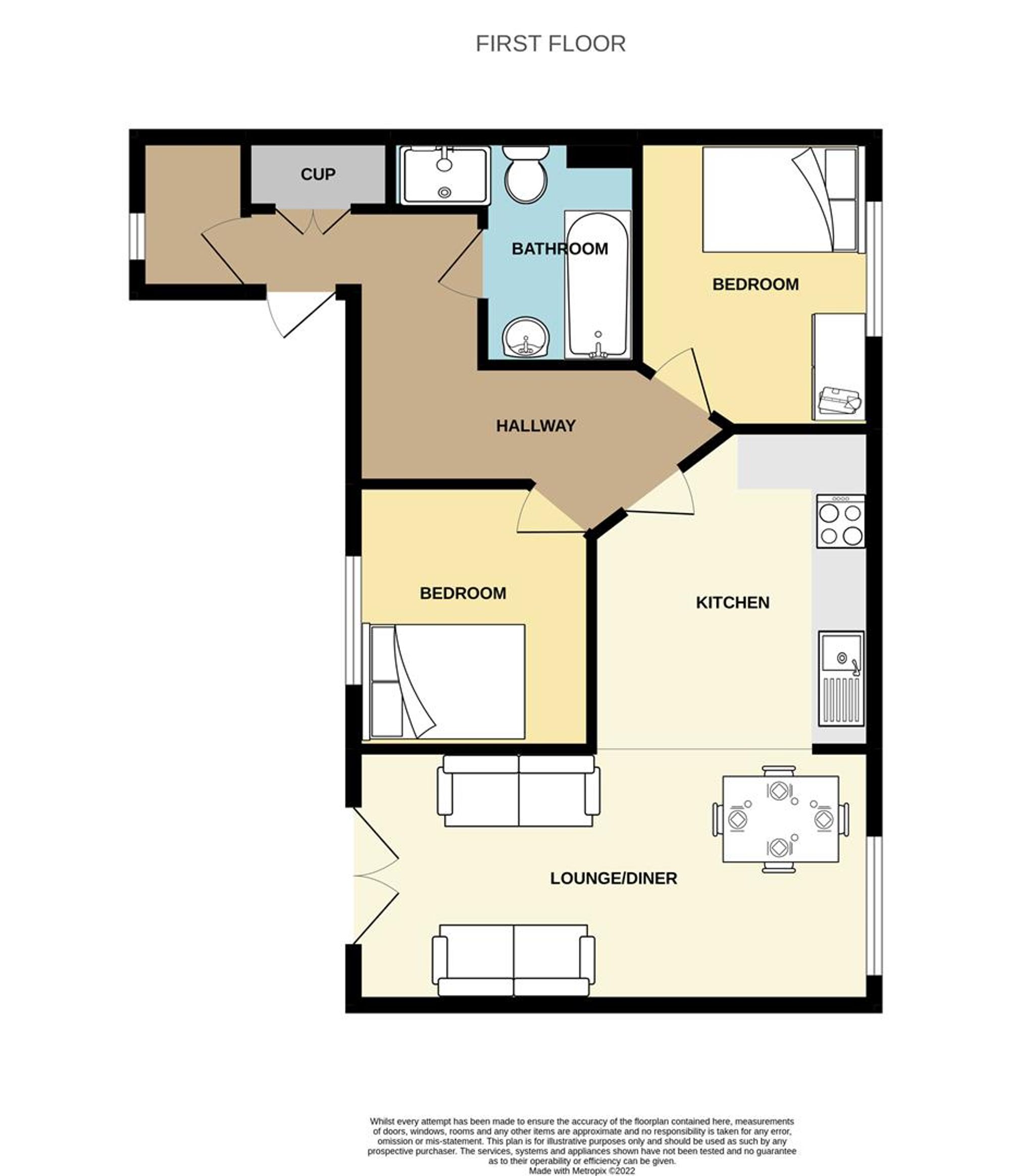 Apt 4, Scalby View Apartments, Scarborough floorplan