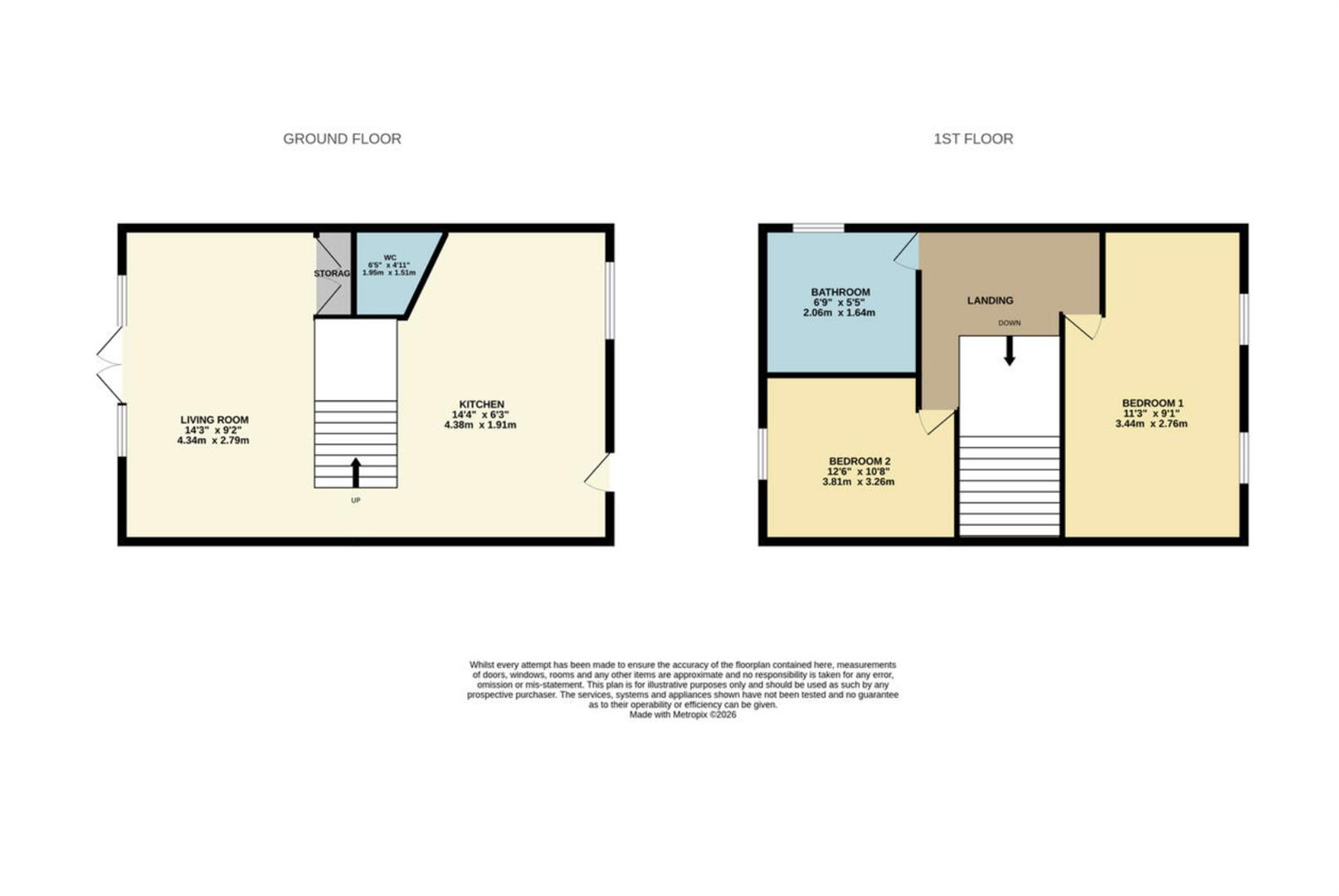9, Rosebay Gardens, Mansfield floorplan