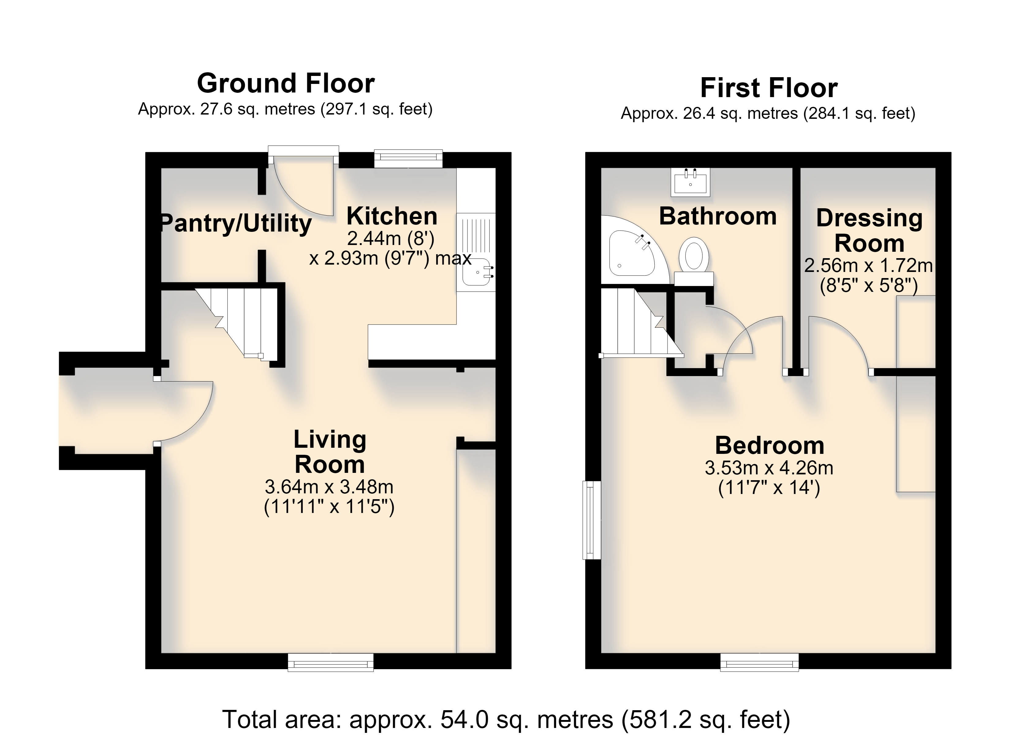 1 Radford Cottages, Kingfisher Way, Plymouth floorplan