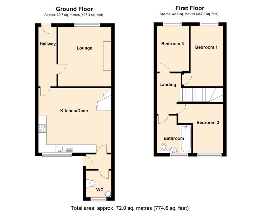 3 Bedrooms Terraced house to rent in Derby Street, Springview, Wigan WN3