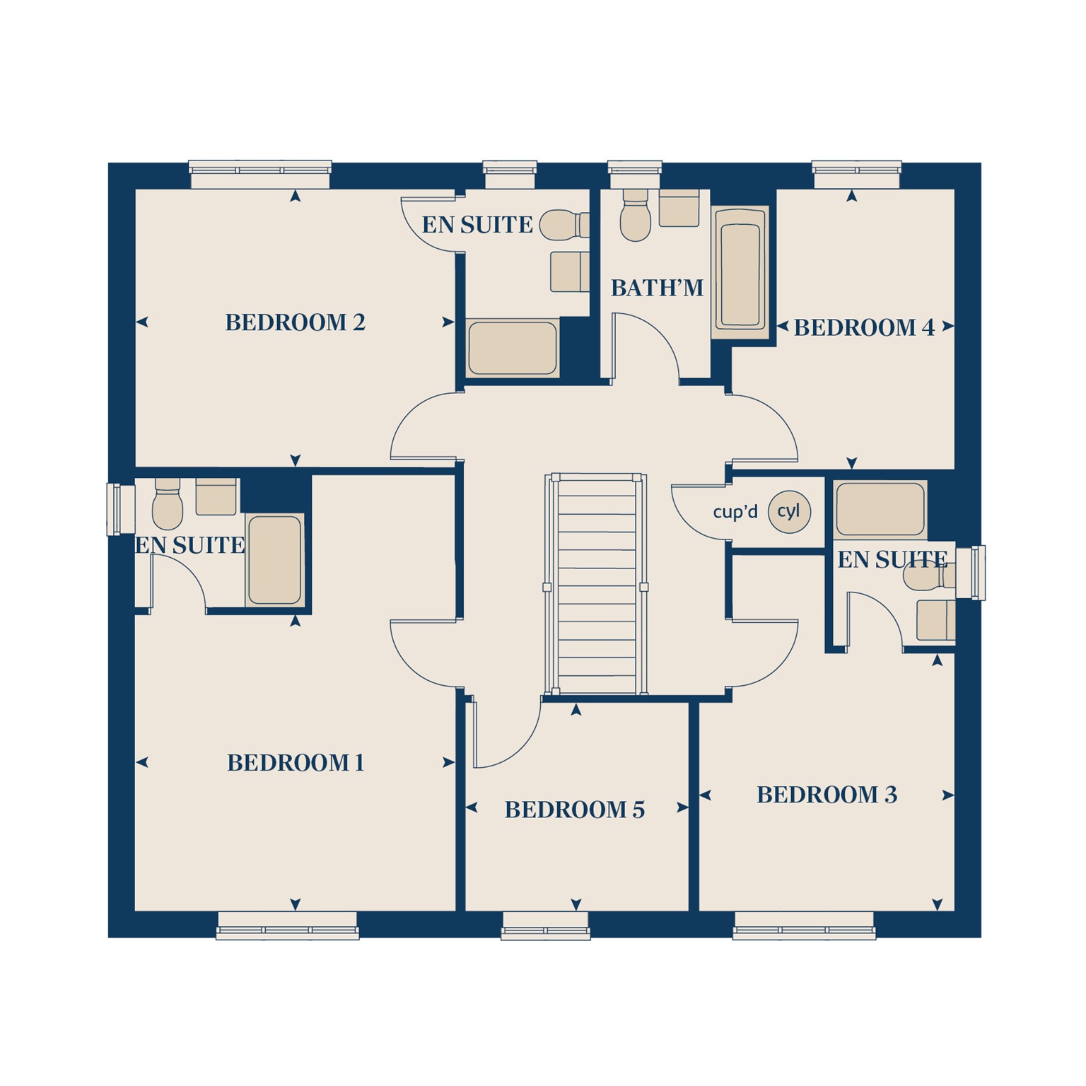 Watermill Way, Northampton floorplan
