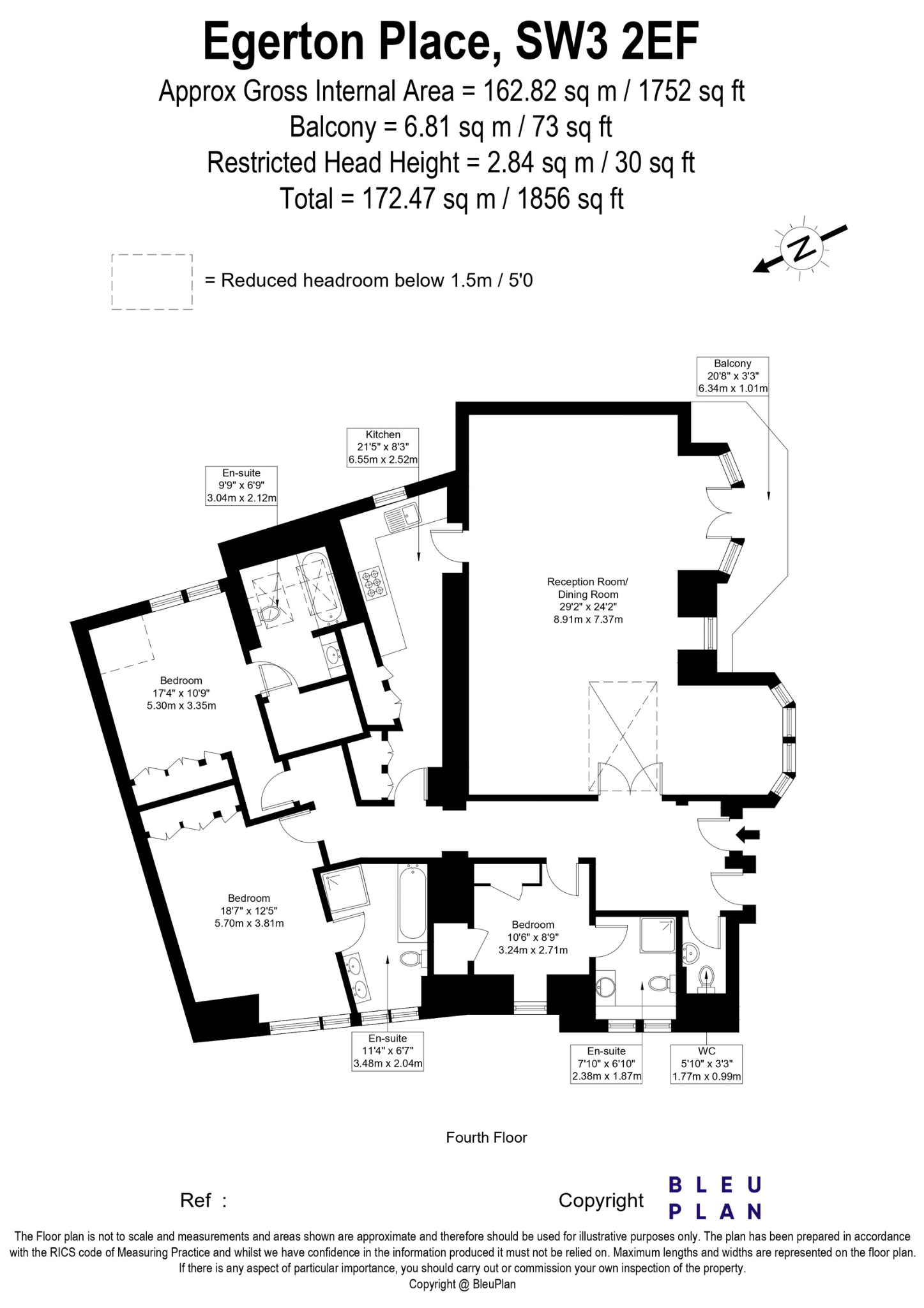 4,14, Egerton Place, London floorplan
