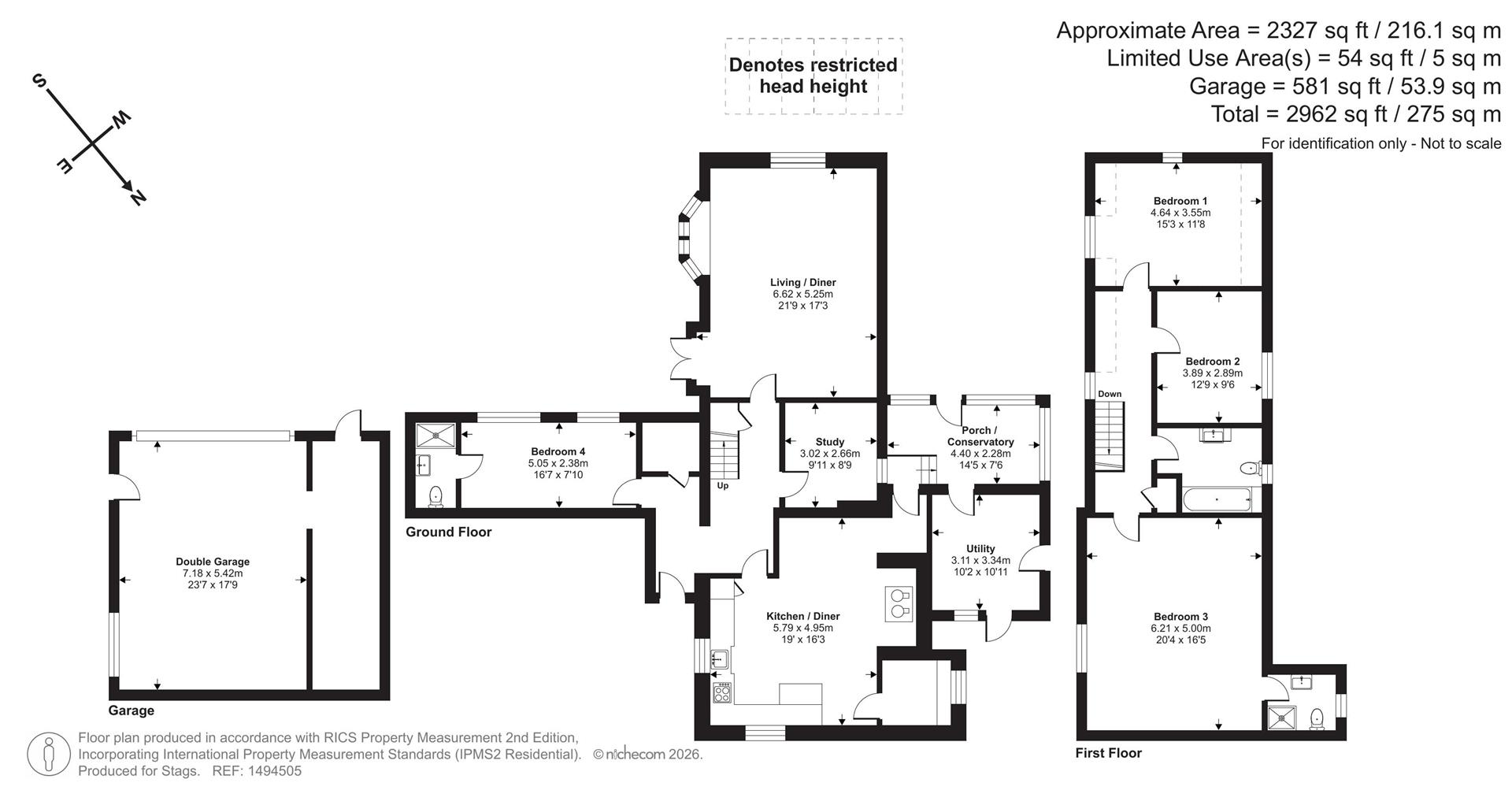 Denbow Thatch, Exeter floorplan