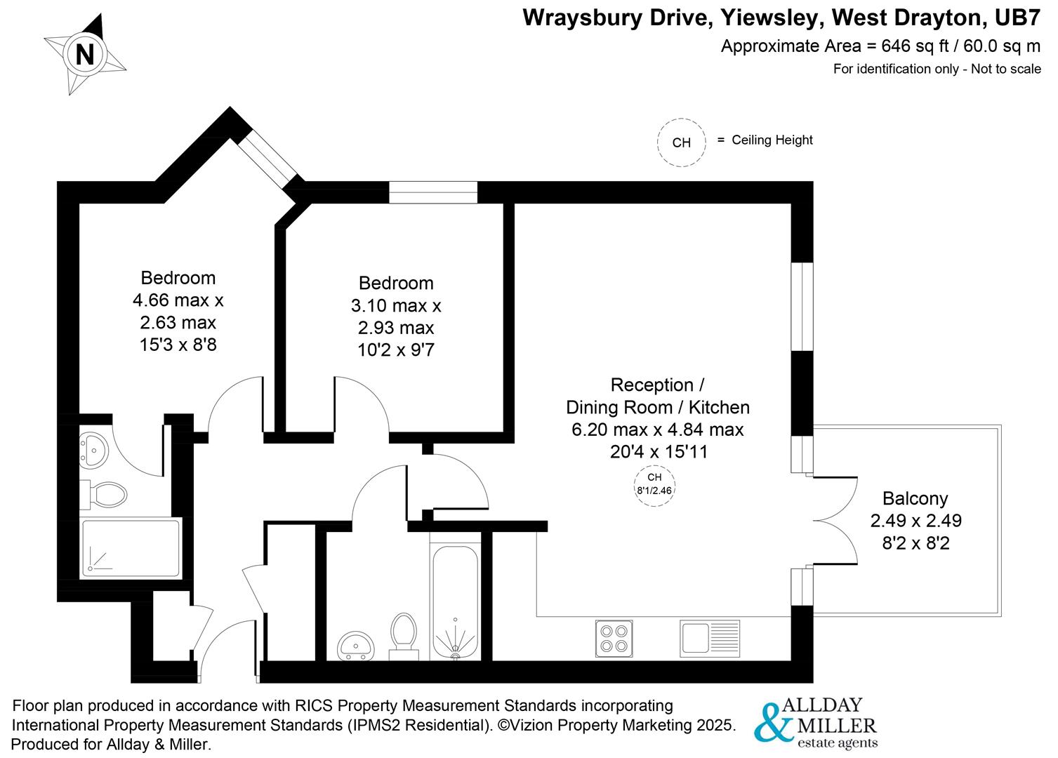 Wraysbury Drive, West Drayton floorplan