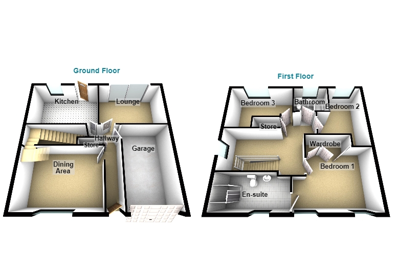14, Haymaker Way, Cannock floorplan