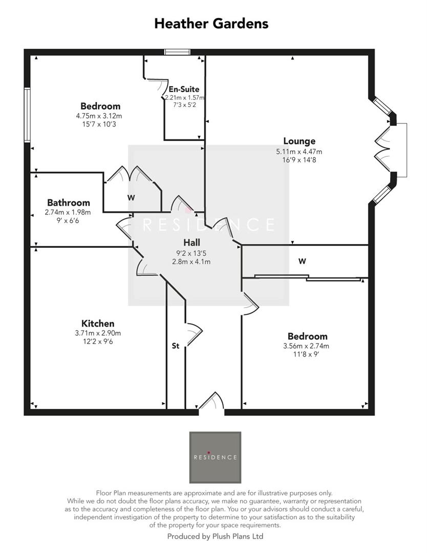 101, Heather Gardens, Glasgow floorplan