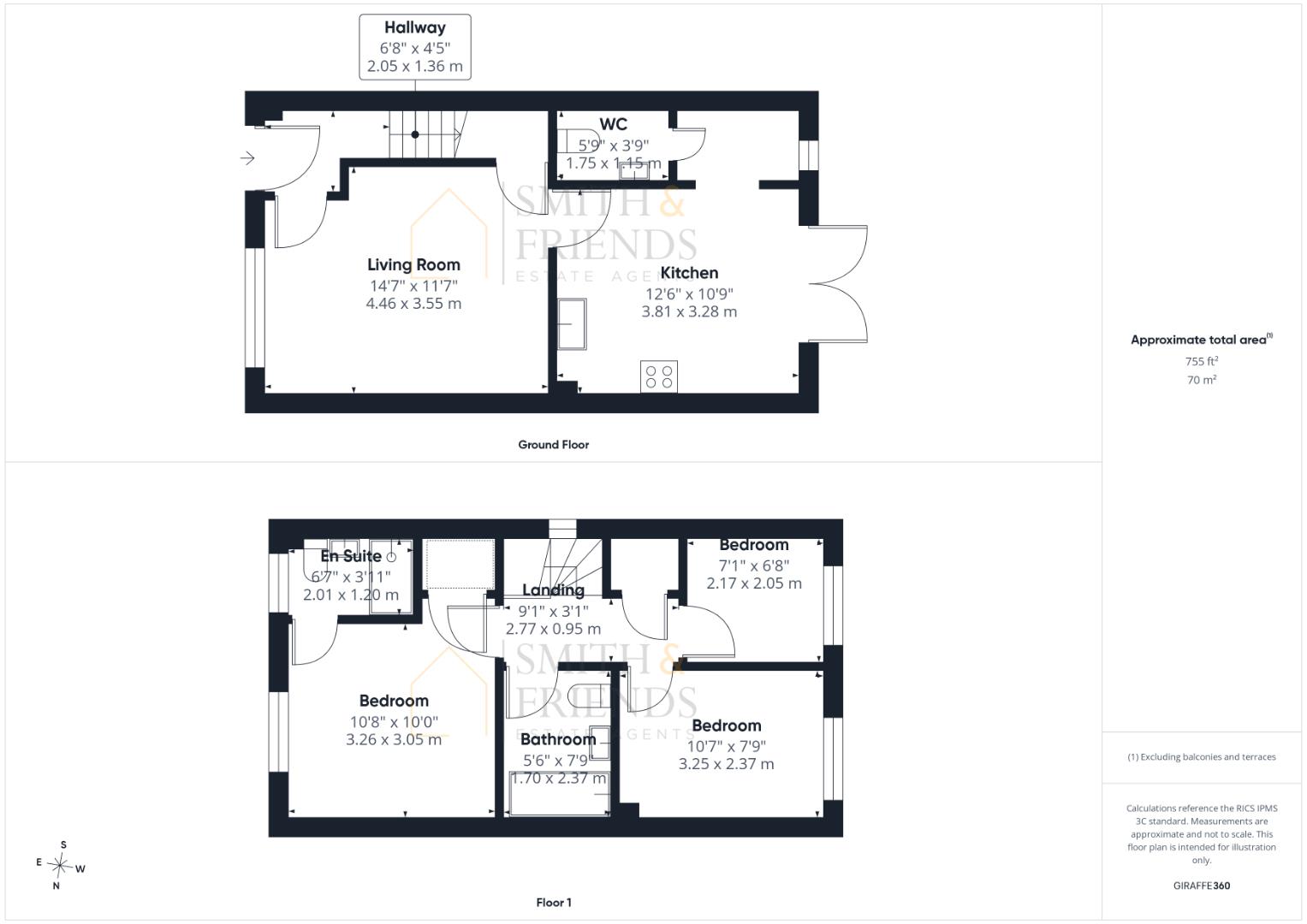 30, Spindle Way, Hartlepool floorplan