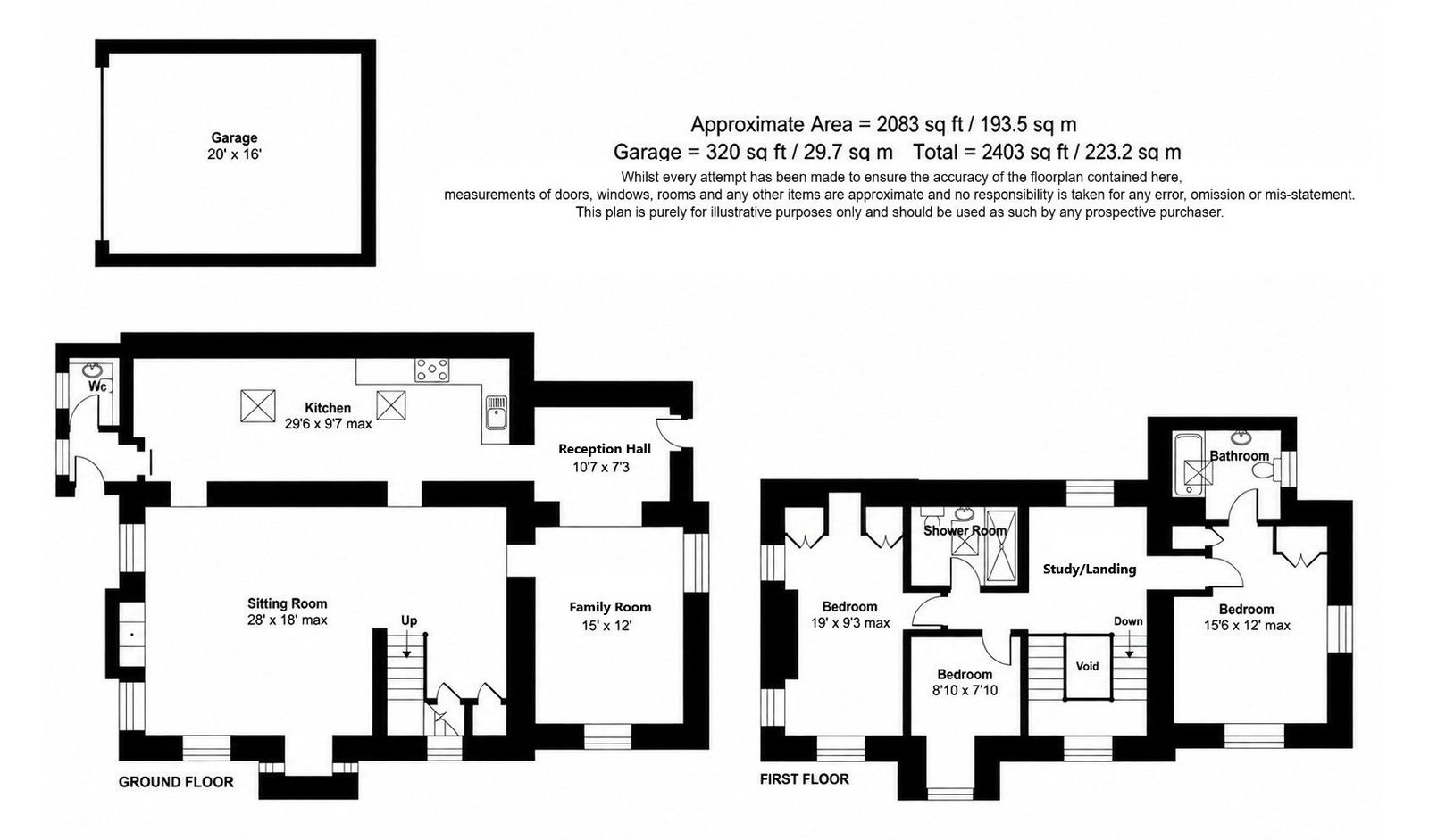 School House, Bath floorplan