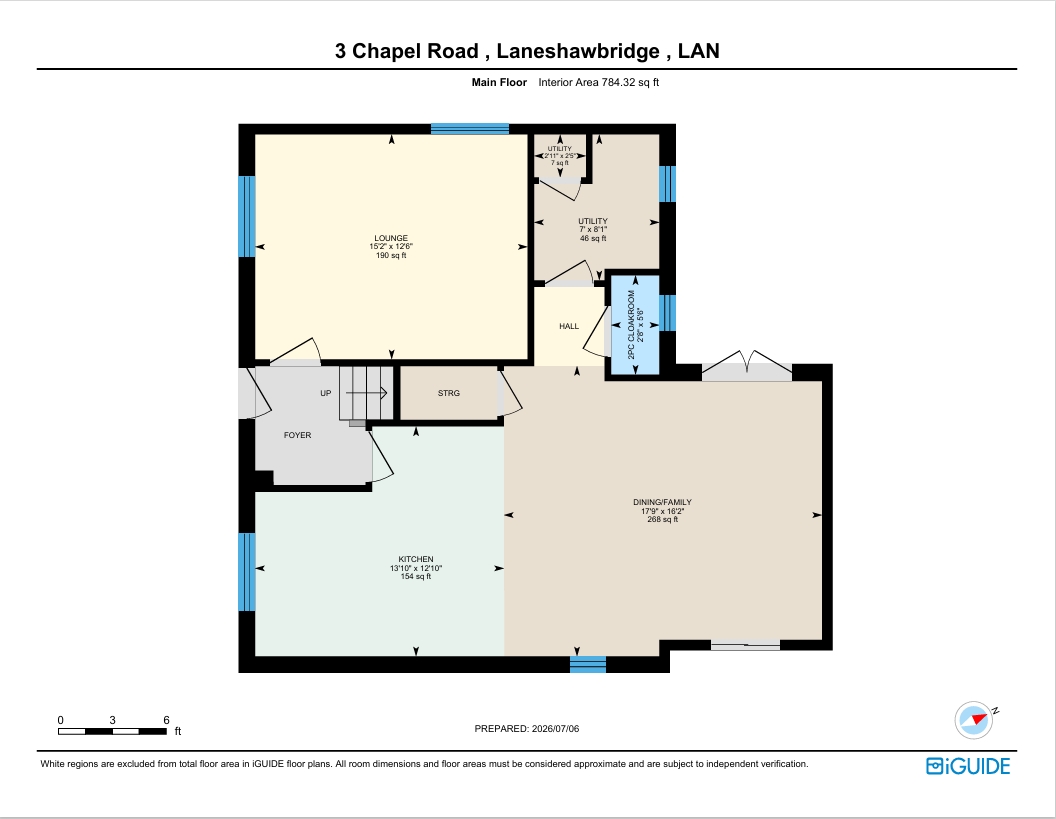 3, Chapel Grove, Colne floorplan