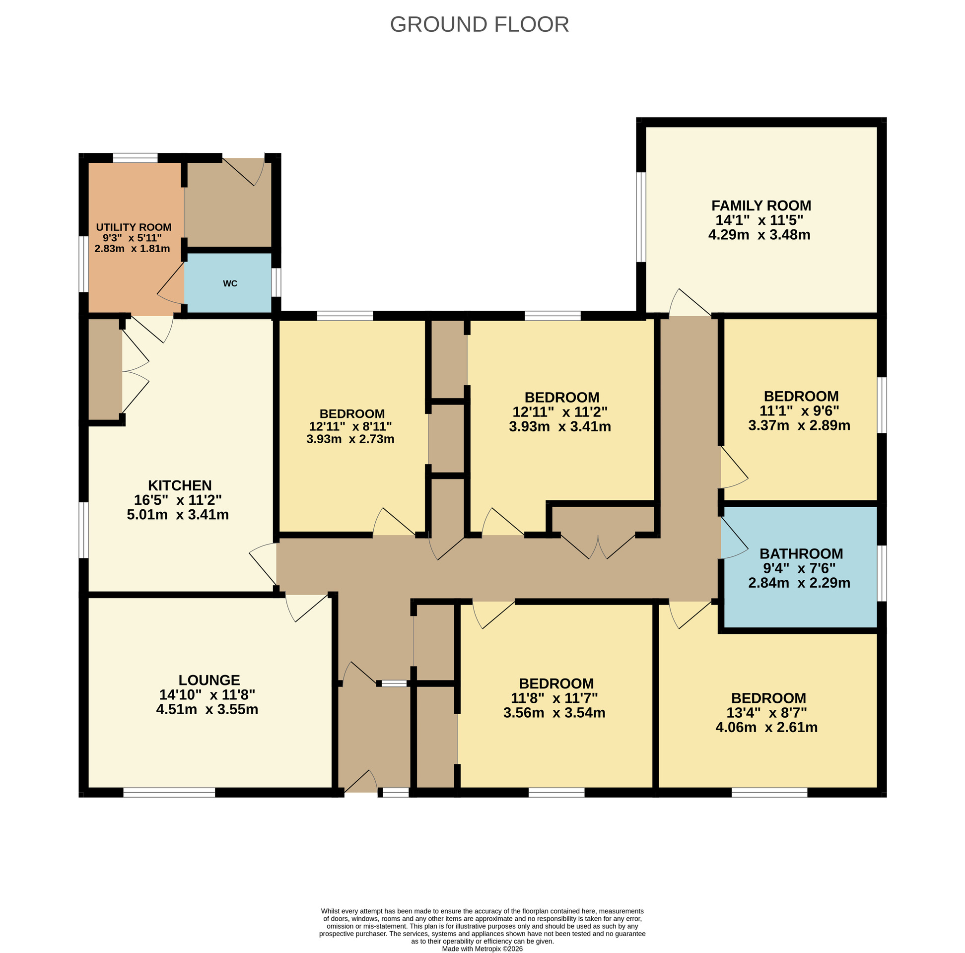 St Meadows, Brechin Road, Montrose floorplan
