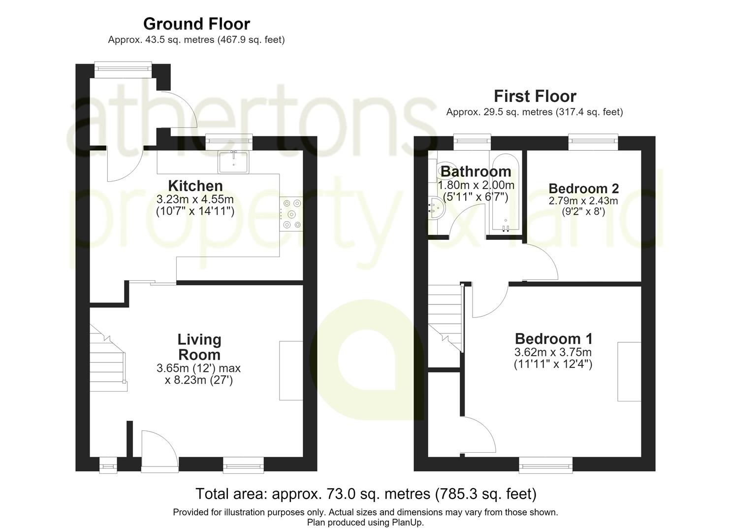 5, Aintree Cottages, Blackburn floorplan