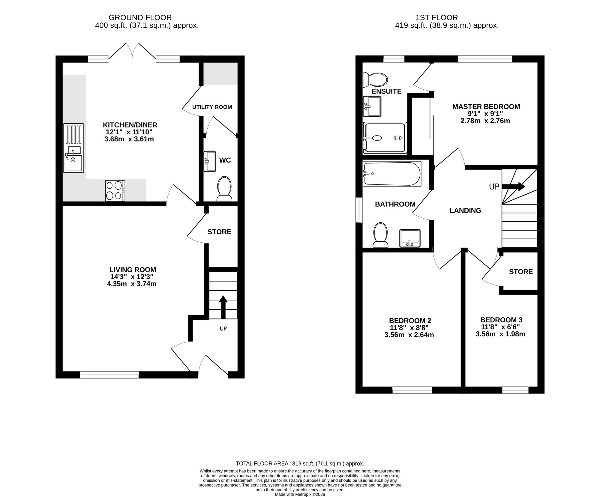 13 Wigeon Road, Crewe floorplan