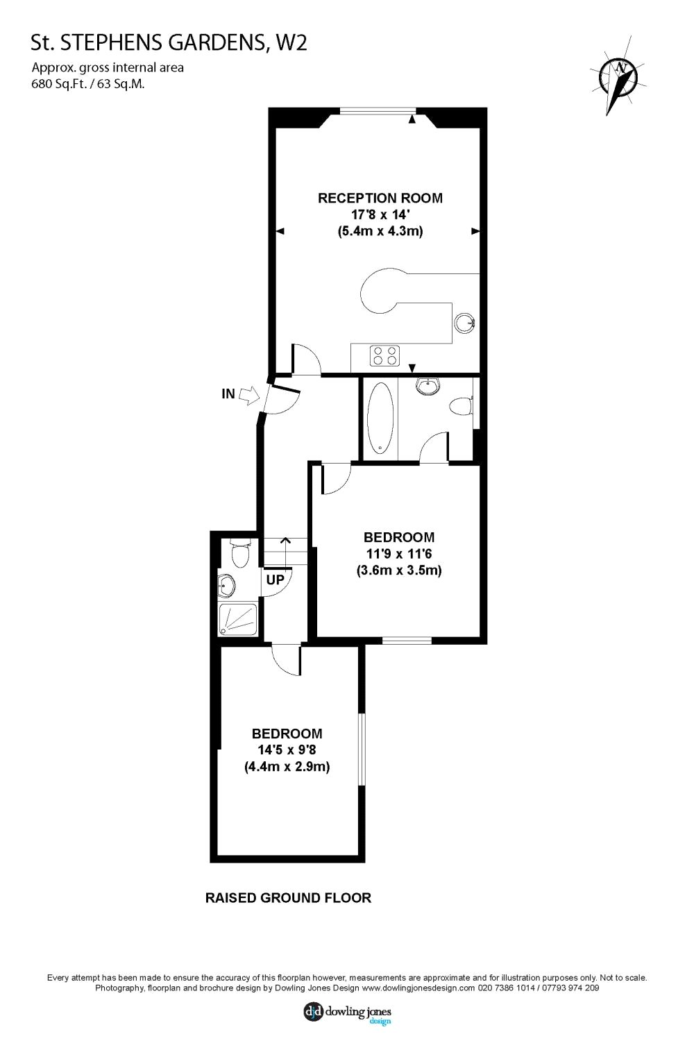 2 Bedrooms Flat to rent in St Stephens Gardens, Notting Hill W2