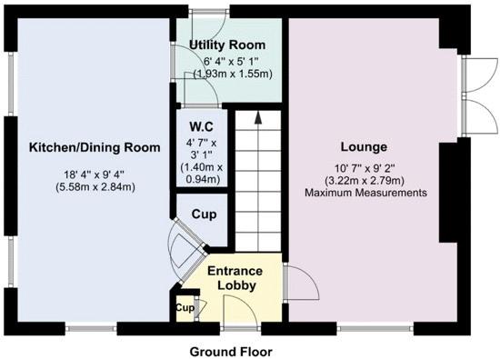 47, Southfields, Fareham floorplan