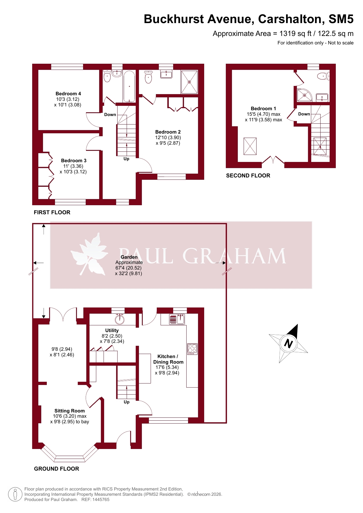 11, Buckhurst Avenue, Carshalton floorplan